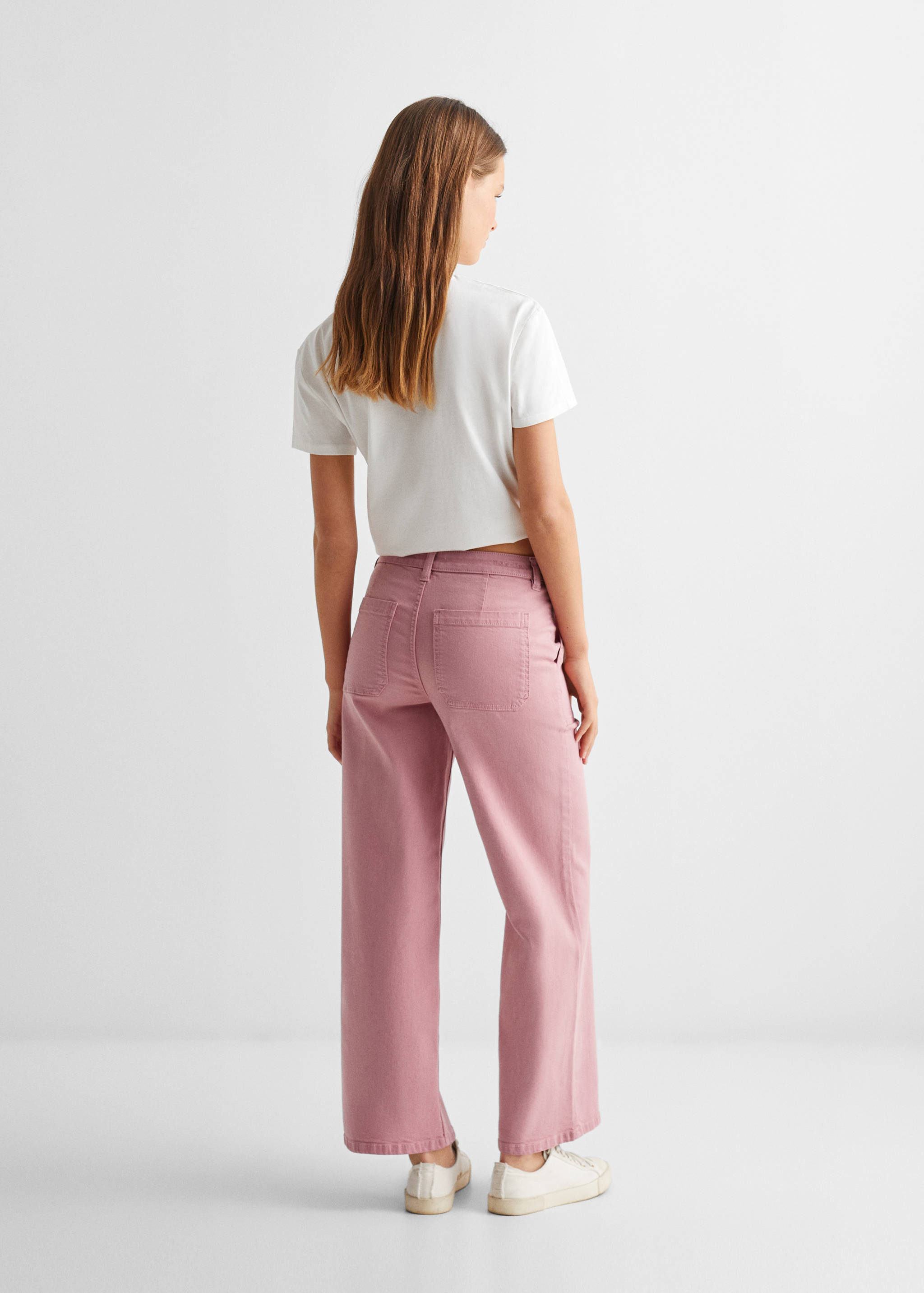 Culotte trousers with pockets - Reverse of the article