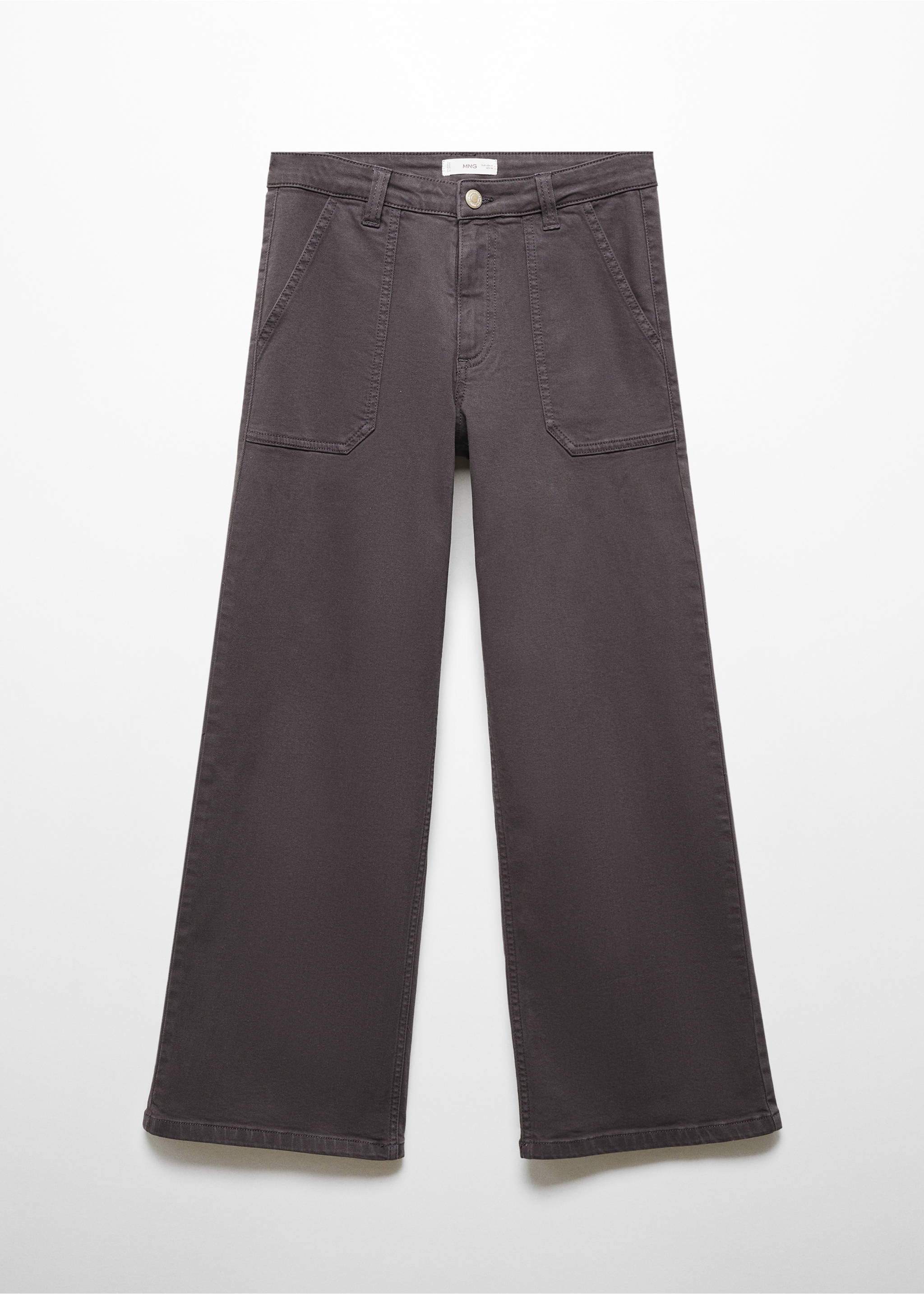 Pantalón culotte bolsillos - Artículo sin modelo, Gris antracita. Ref: 67035143-00.