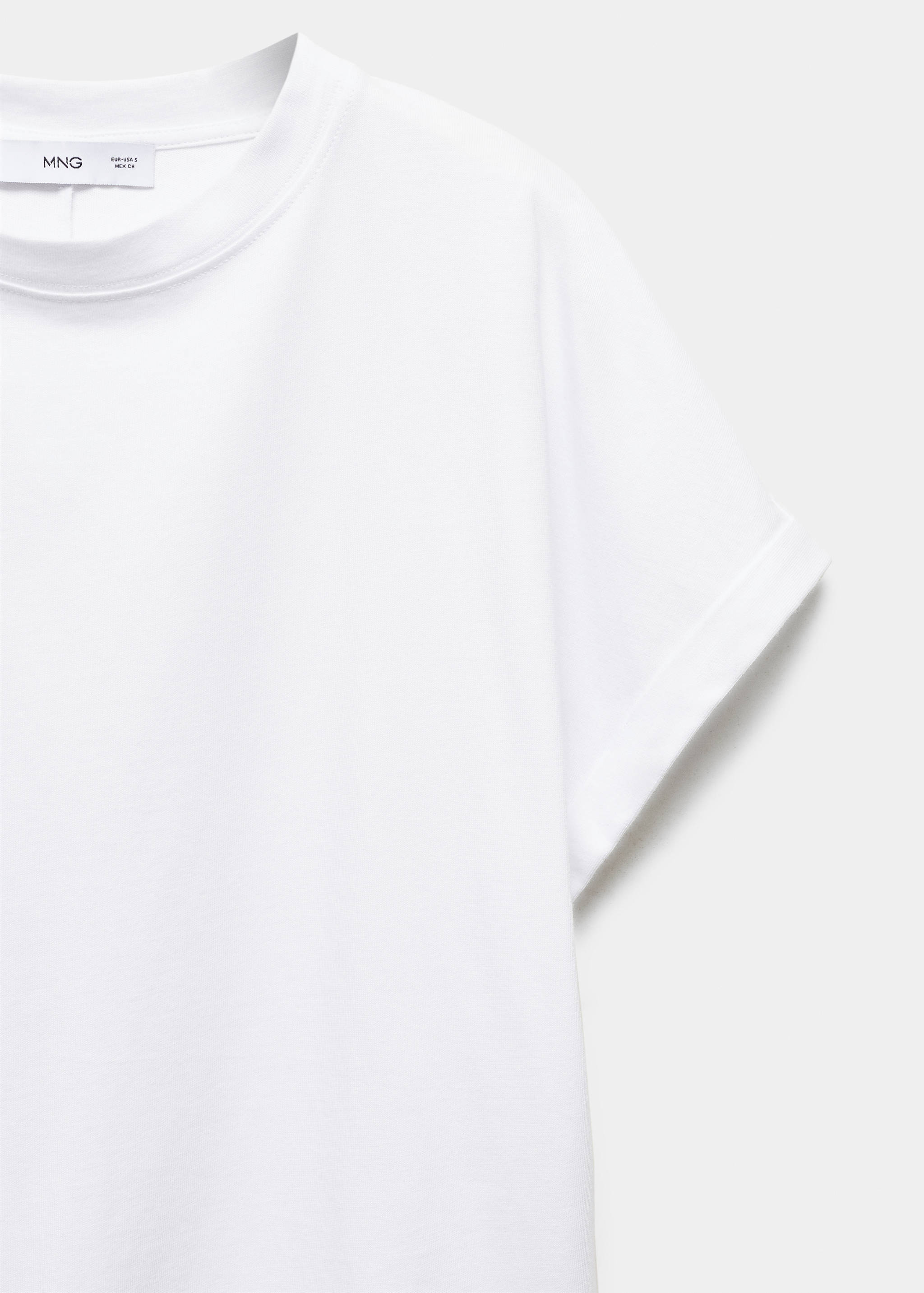 Rounded neck cotton t-shirt - Details of the article 8