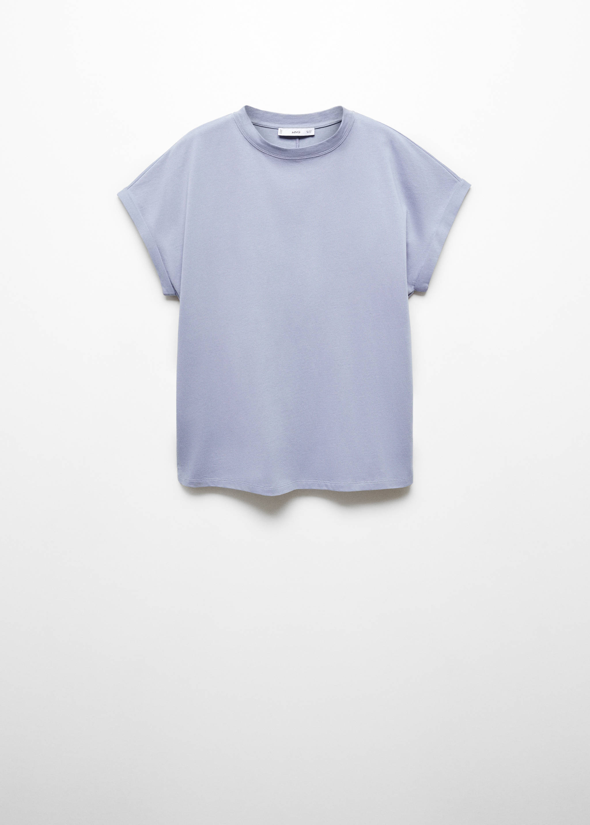 Rounded neck cotton t-shirt - Article without model