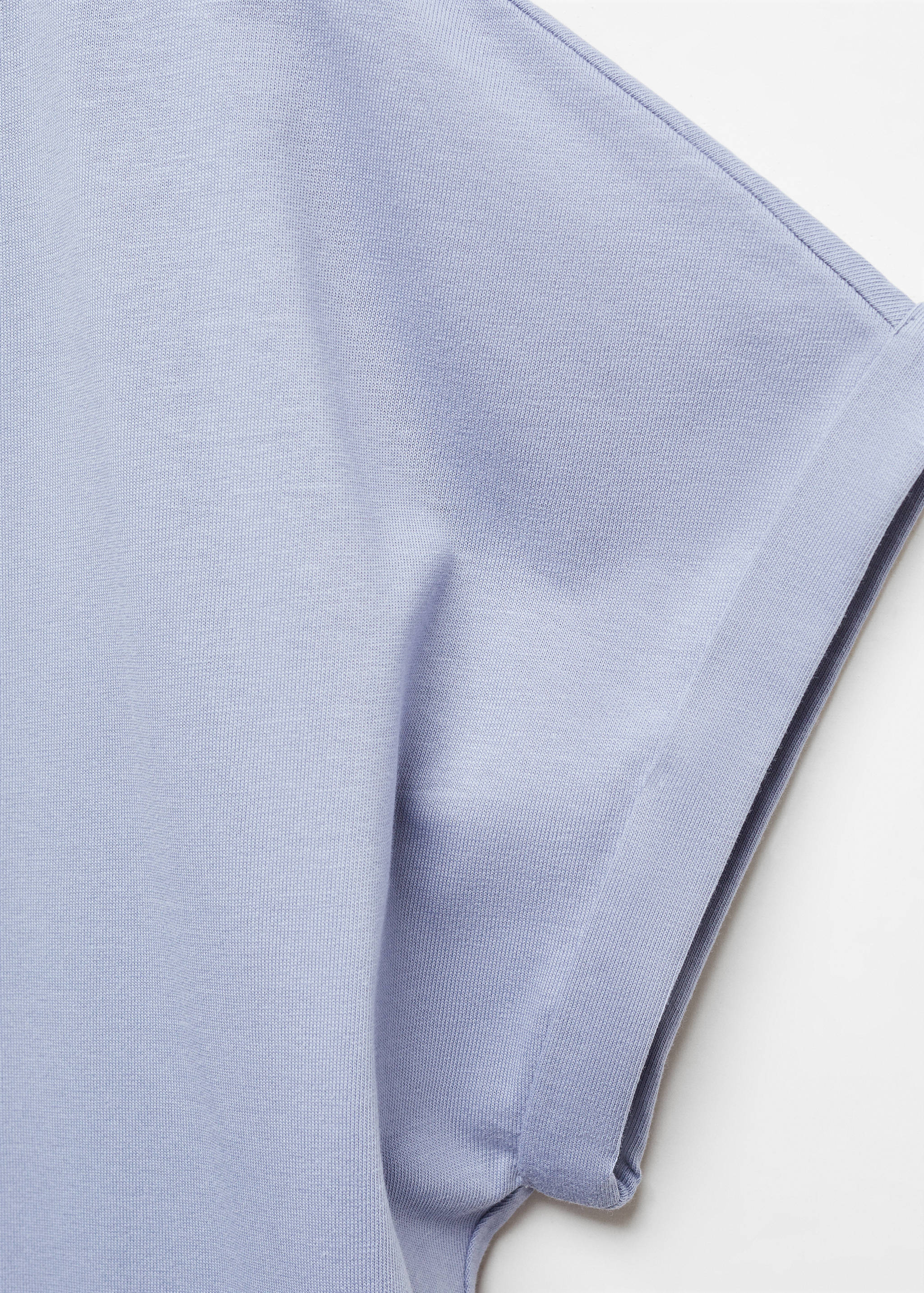 Rounded neck cotton t-shirt - Details of the article 8