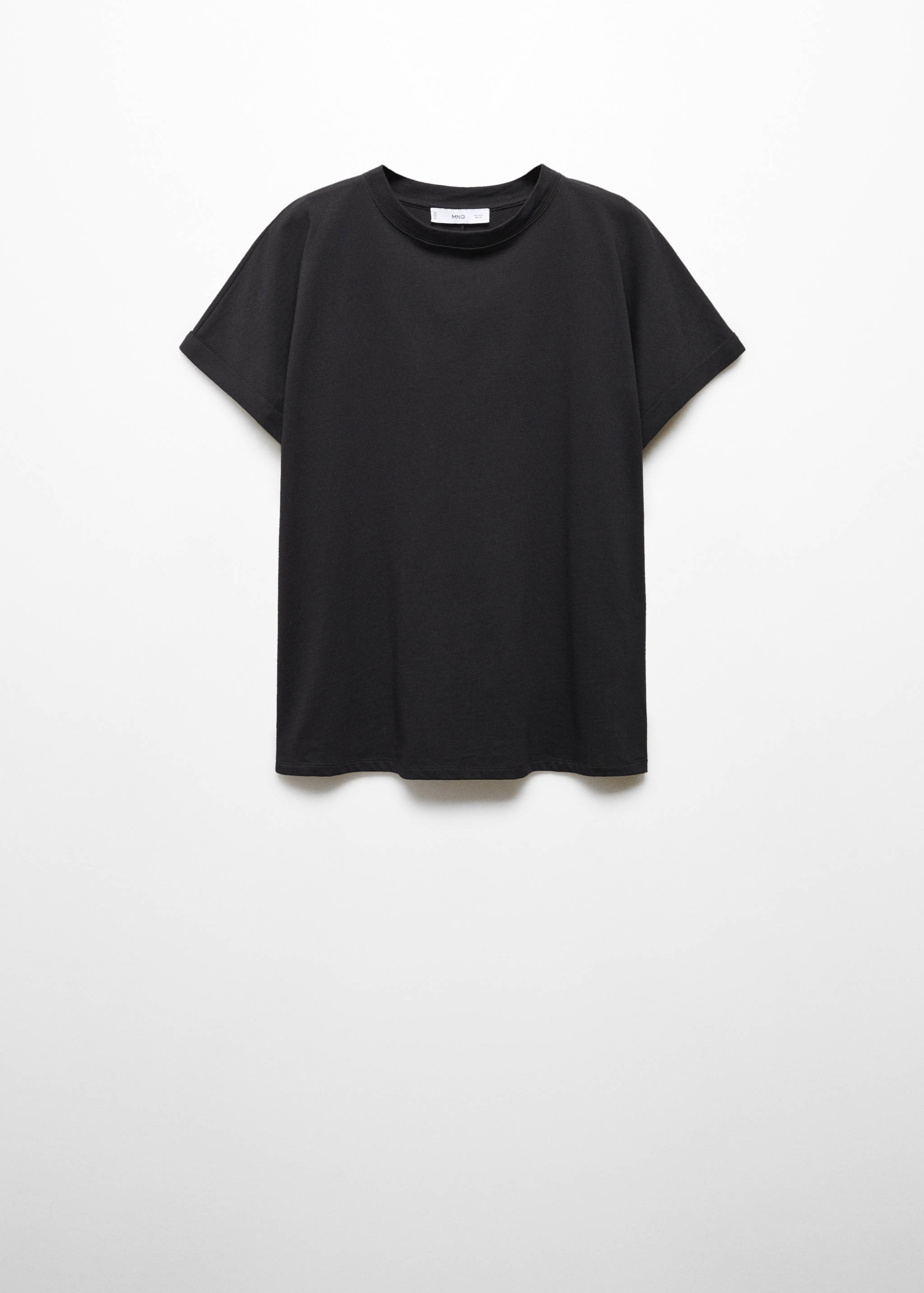 Rounded neck cotton t-shirt - Article without model