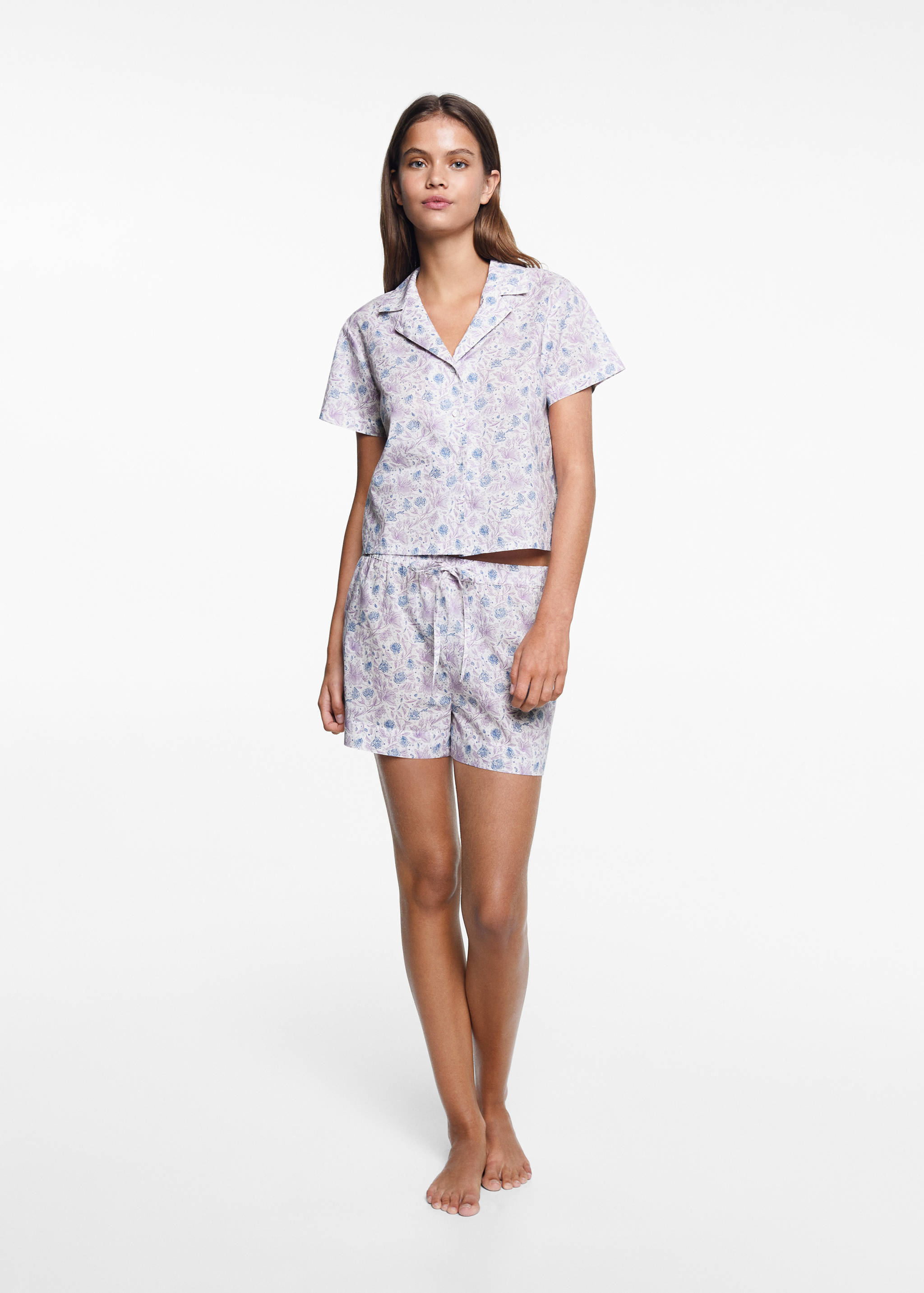 Printed short pyjamas - General plane
