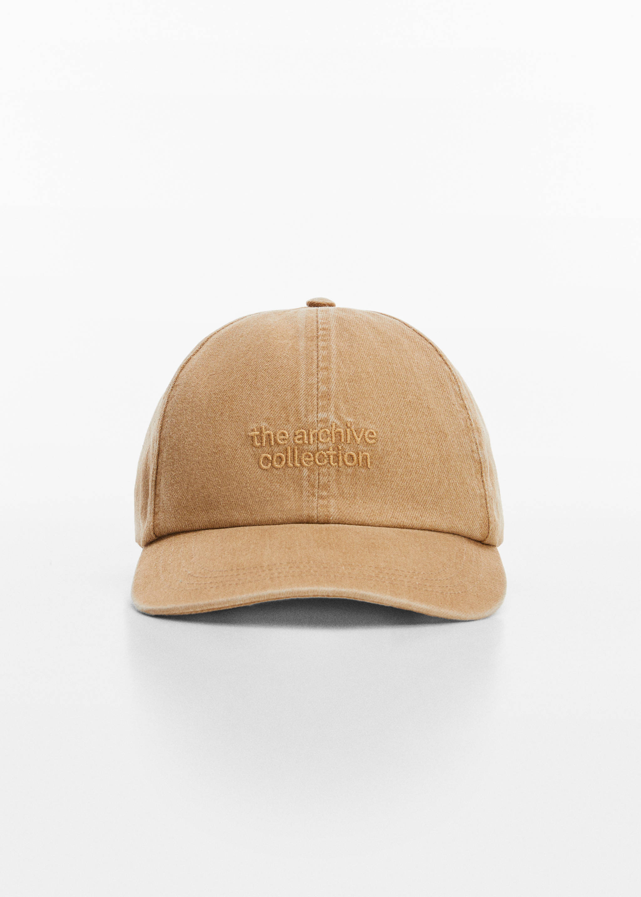 Embroidered message cap - Medium plane