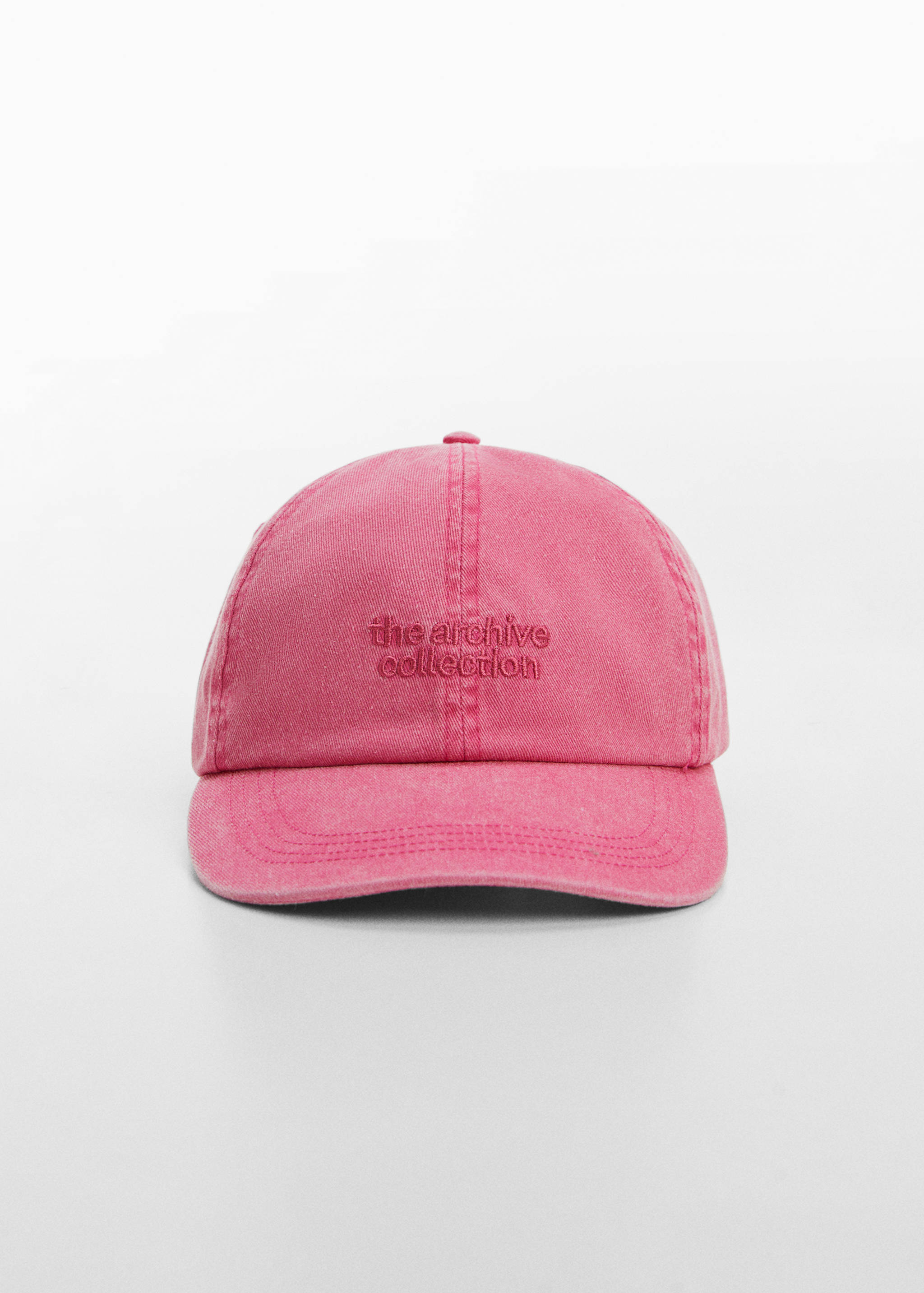 Embroidered message cap - Medium plane