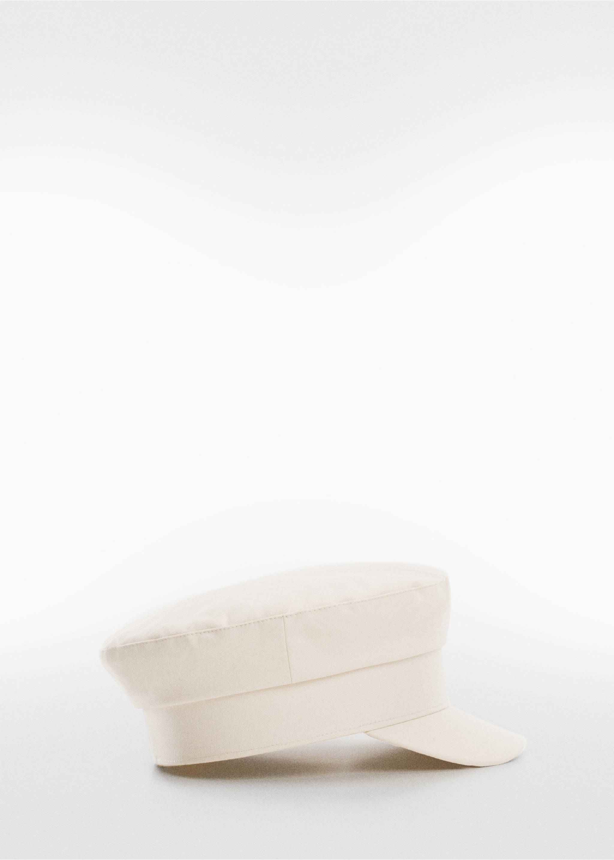 Gorra baker algodón - Artículo sin modelo, Blanco roto. Ref: 67035728-00.