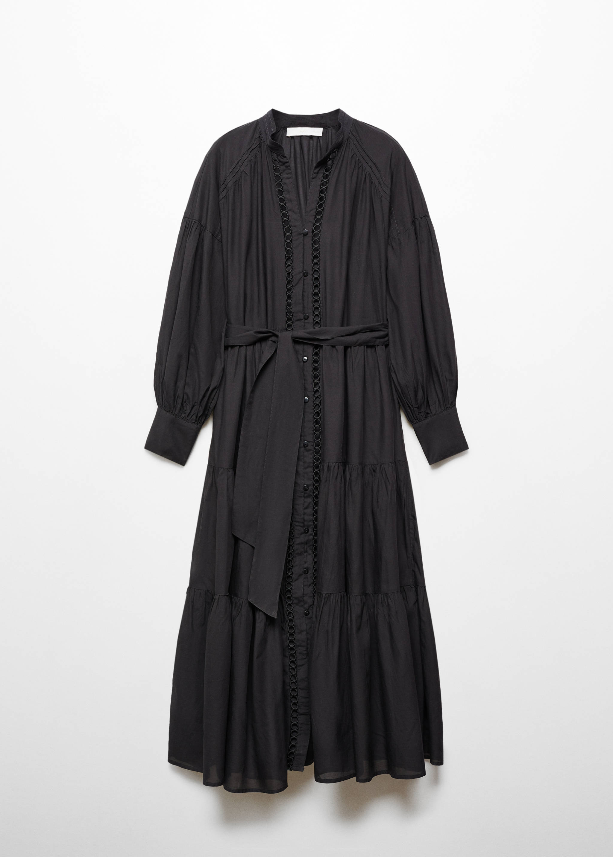 Openwork detail shirt dress - Article without model