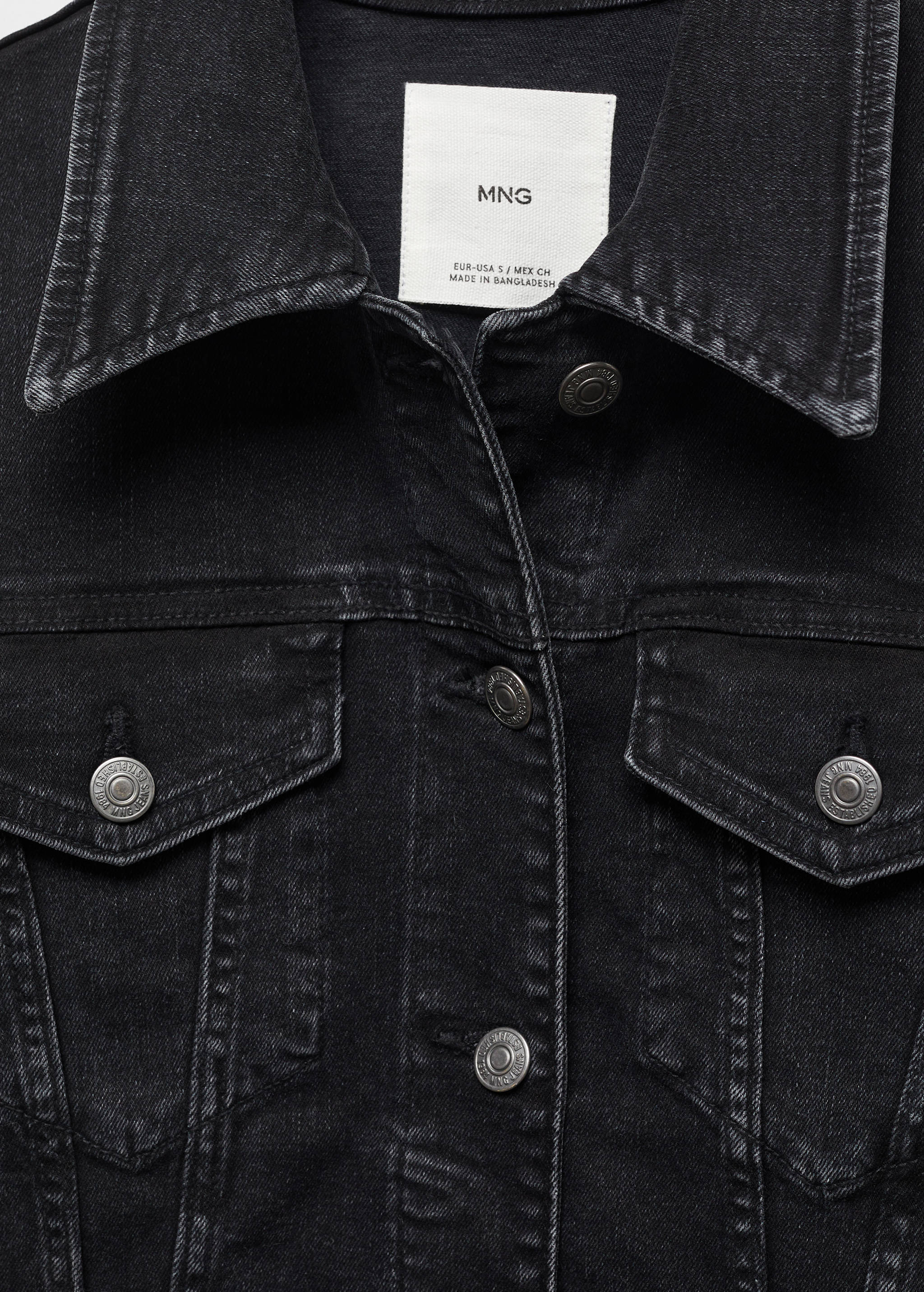 Pocketed denim jacket - Details of the article 8