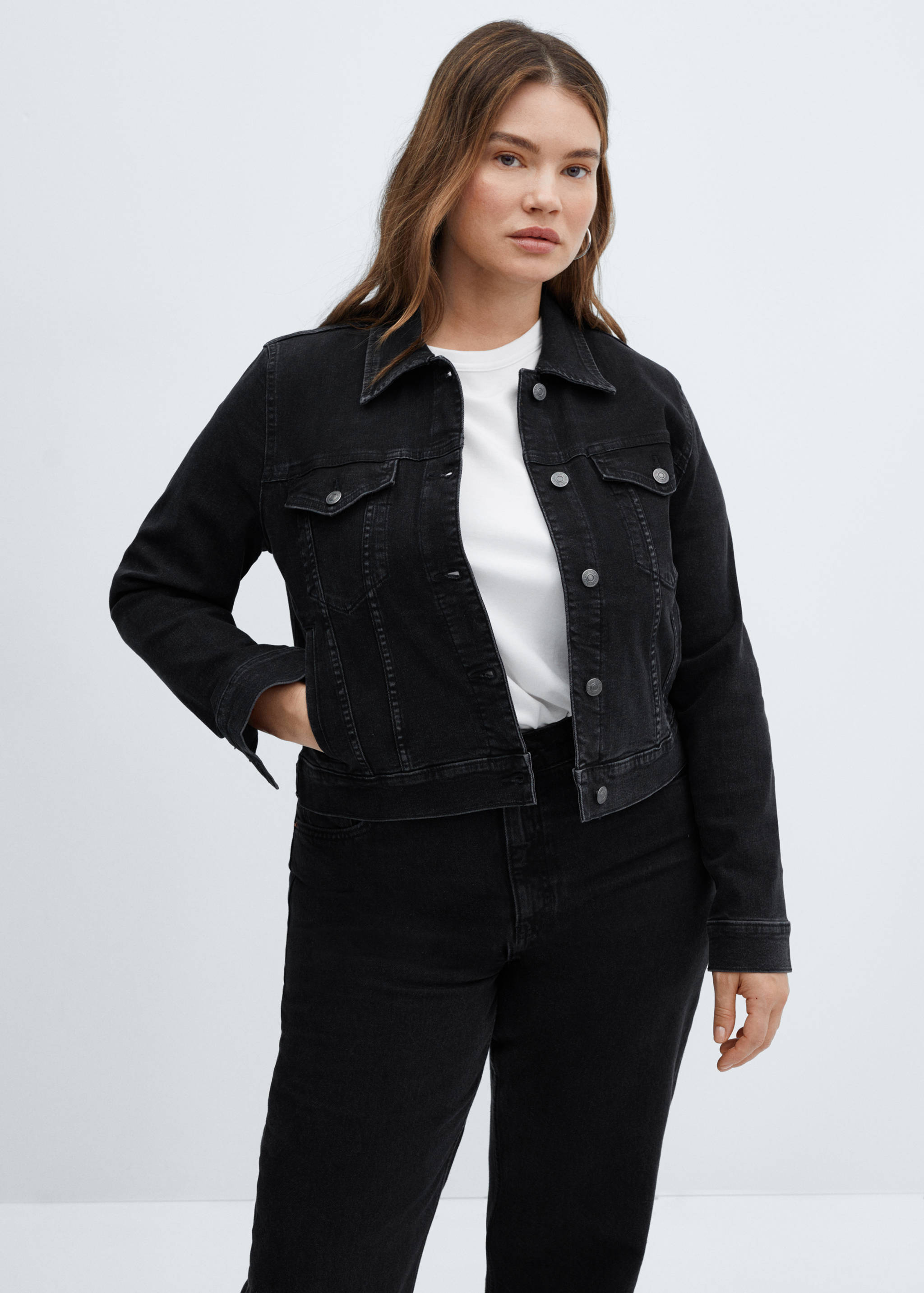 Pocketed denim jacket - Details of the article 5