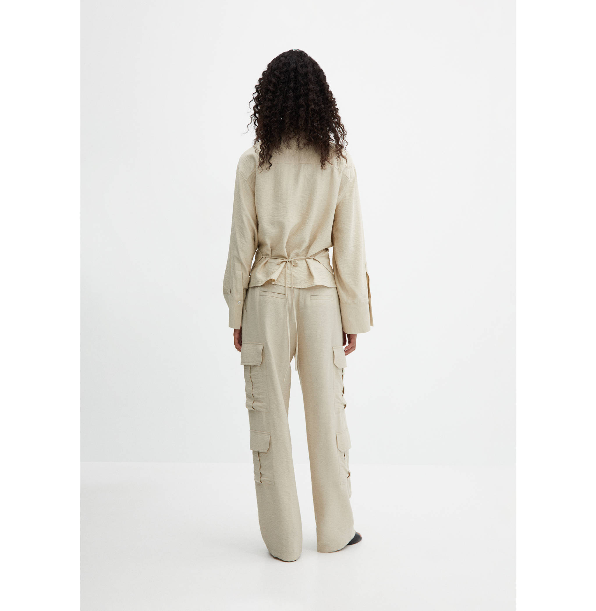 Camisa creuada butxaques - Revers de l'article