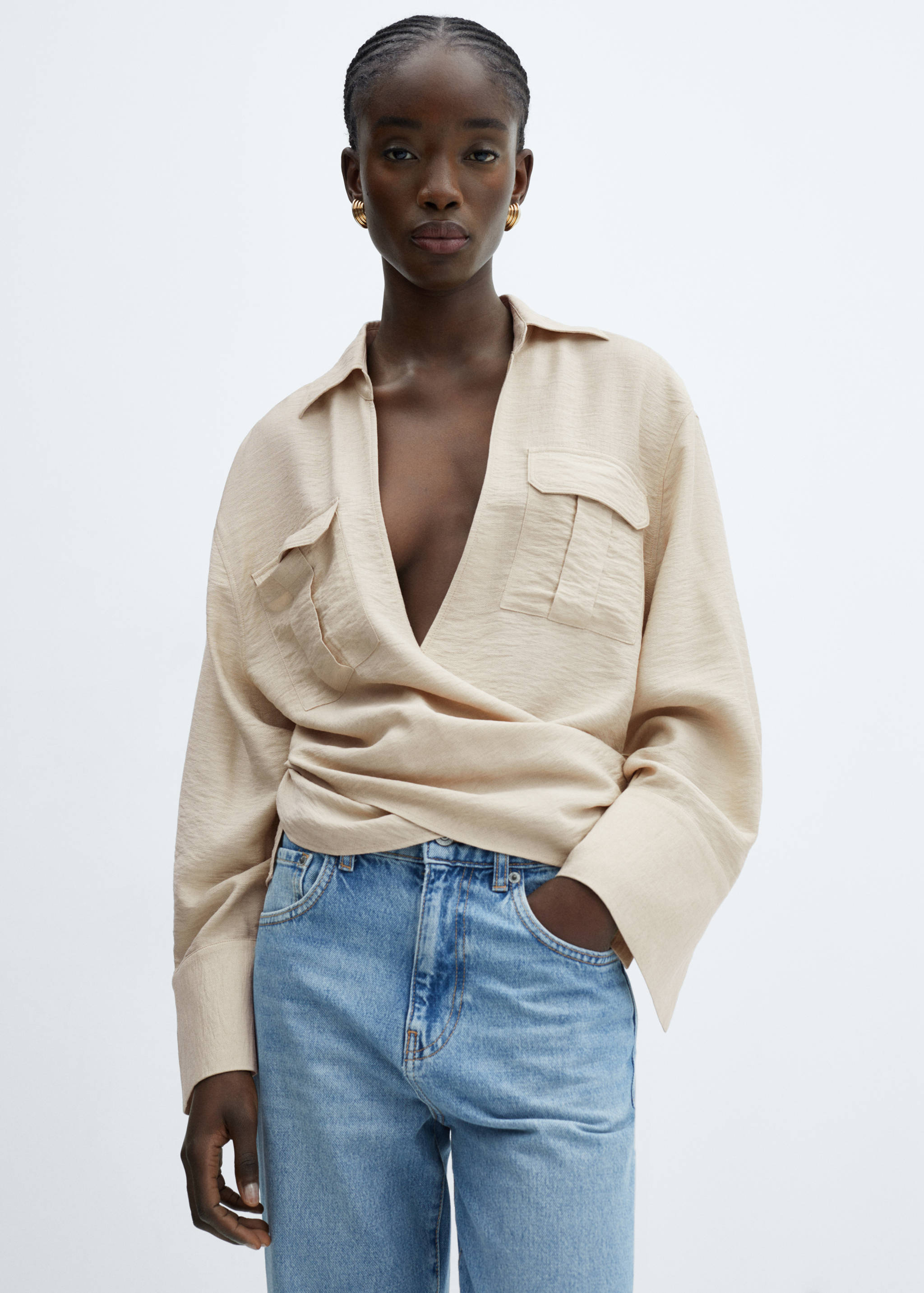 Camisa creuada butxaques - Detall de l'article 9