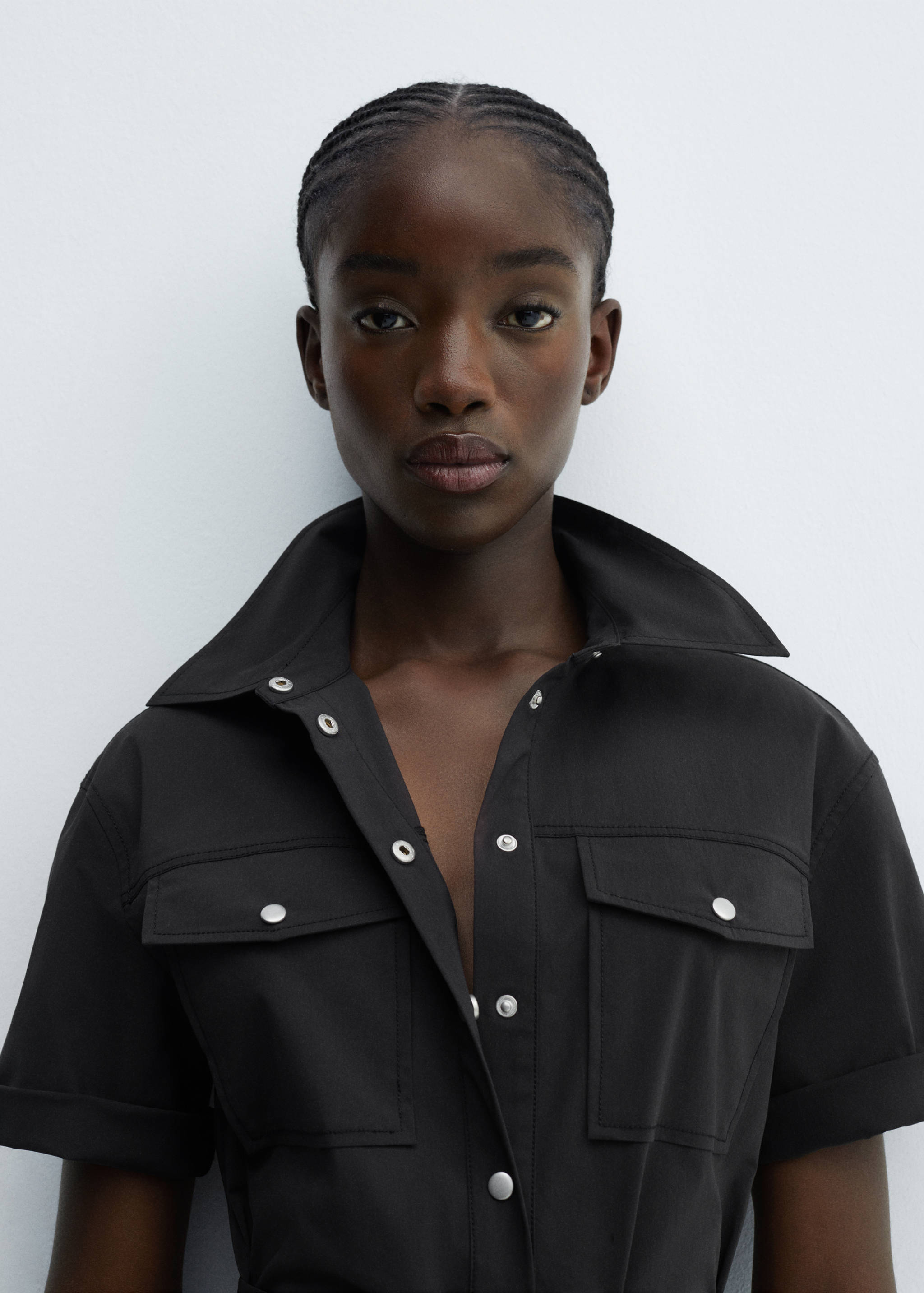 Robe chemisier ceinture - Détail de l'article 1