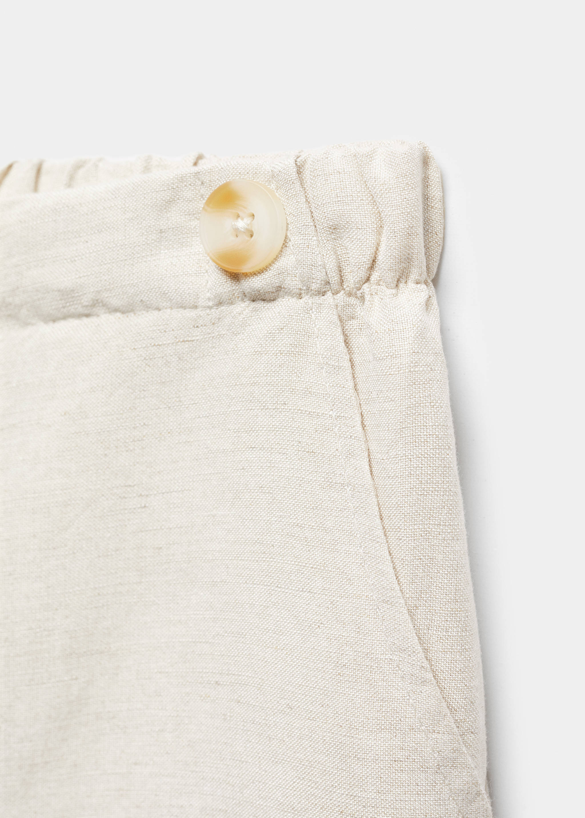 Linen trousers with buttons - Details of the article 8