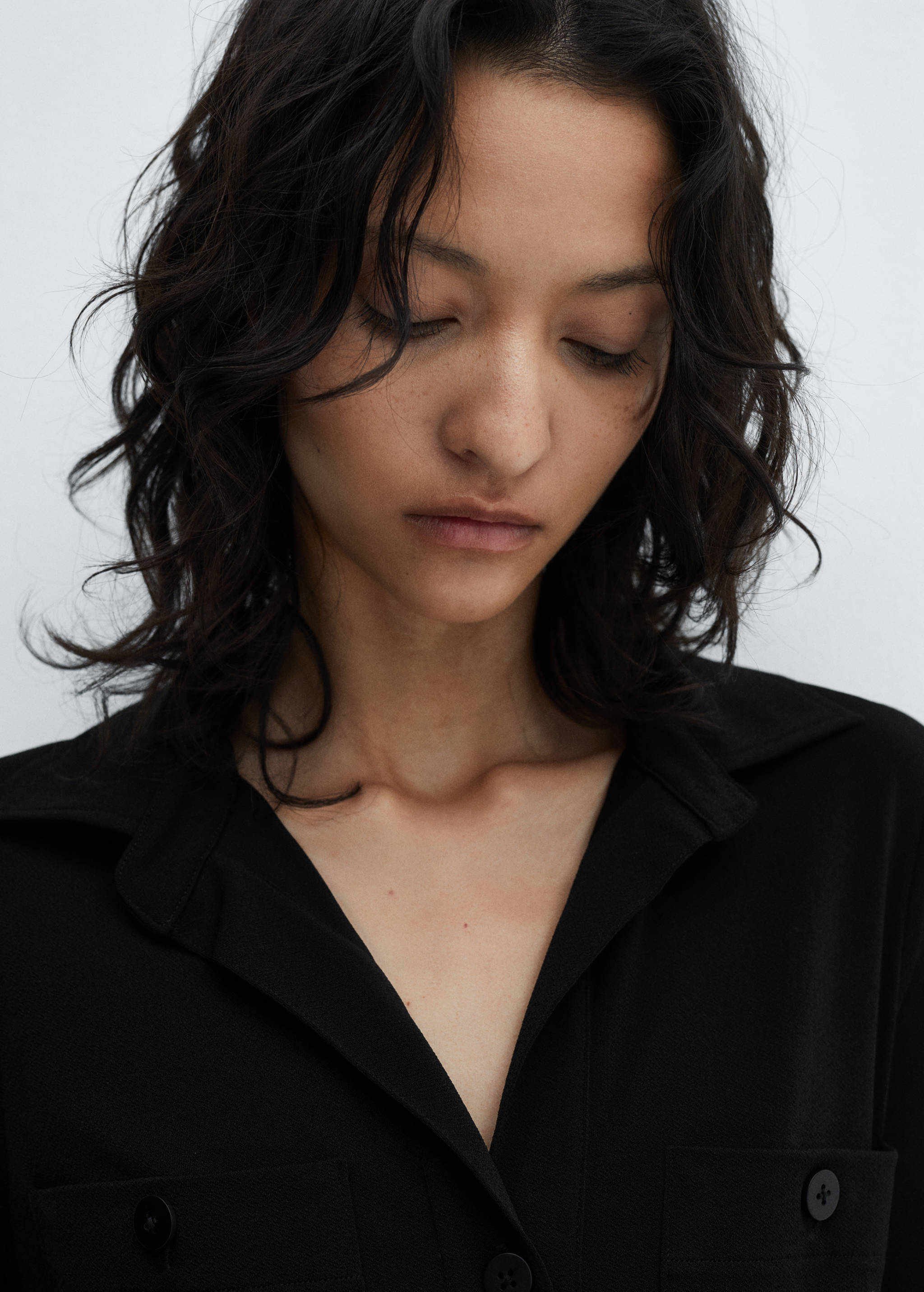 Vestido camisero cinturón - Detalle del artículo 1