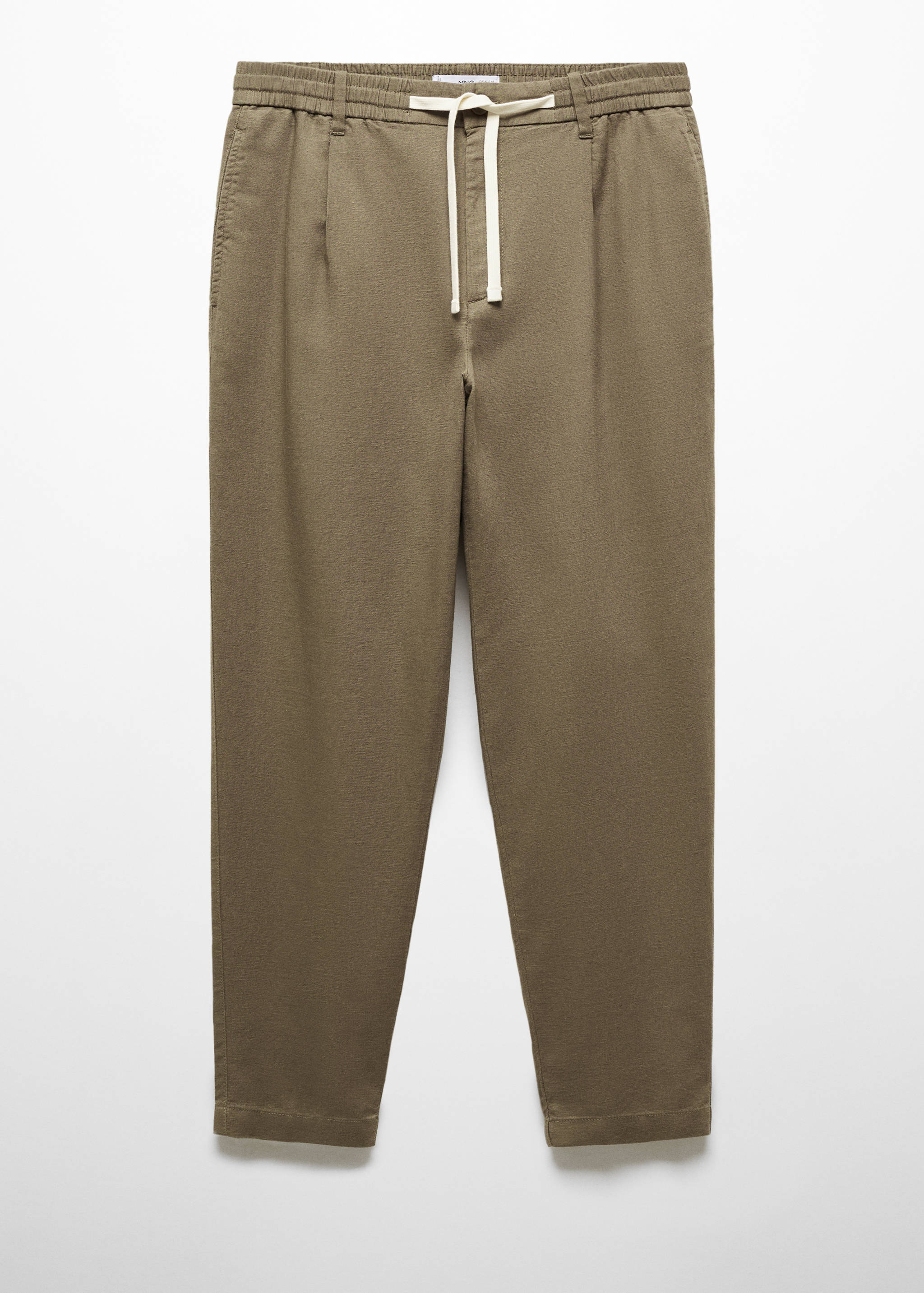 Pantalon slim fit lin cordon - Article sans modèle