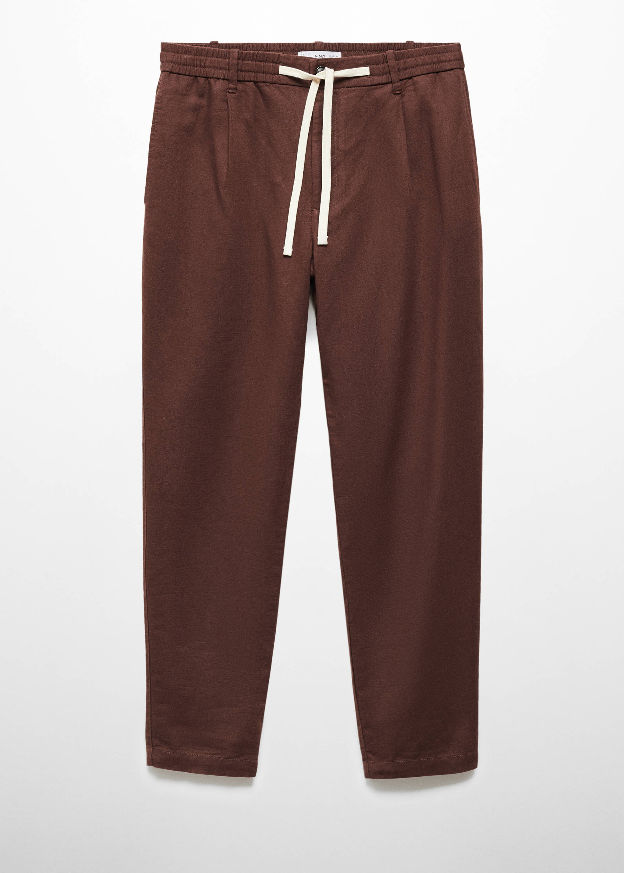 Pantalon slim fit lin cordon - Article sans modèle
