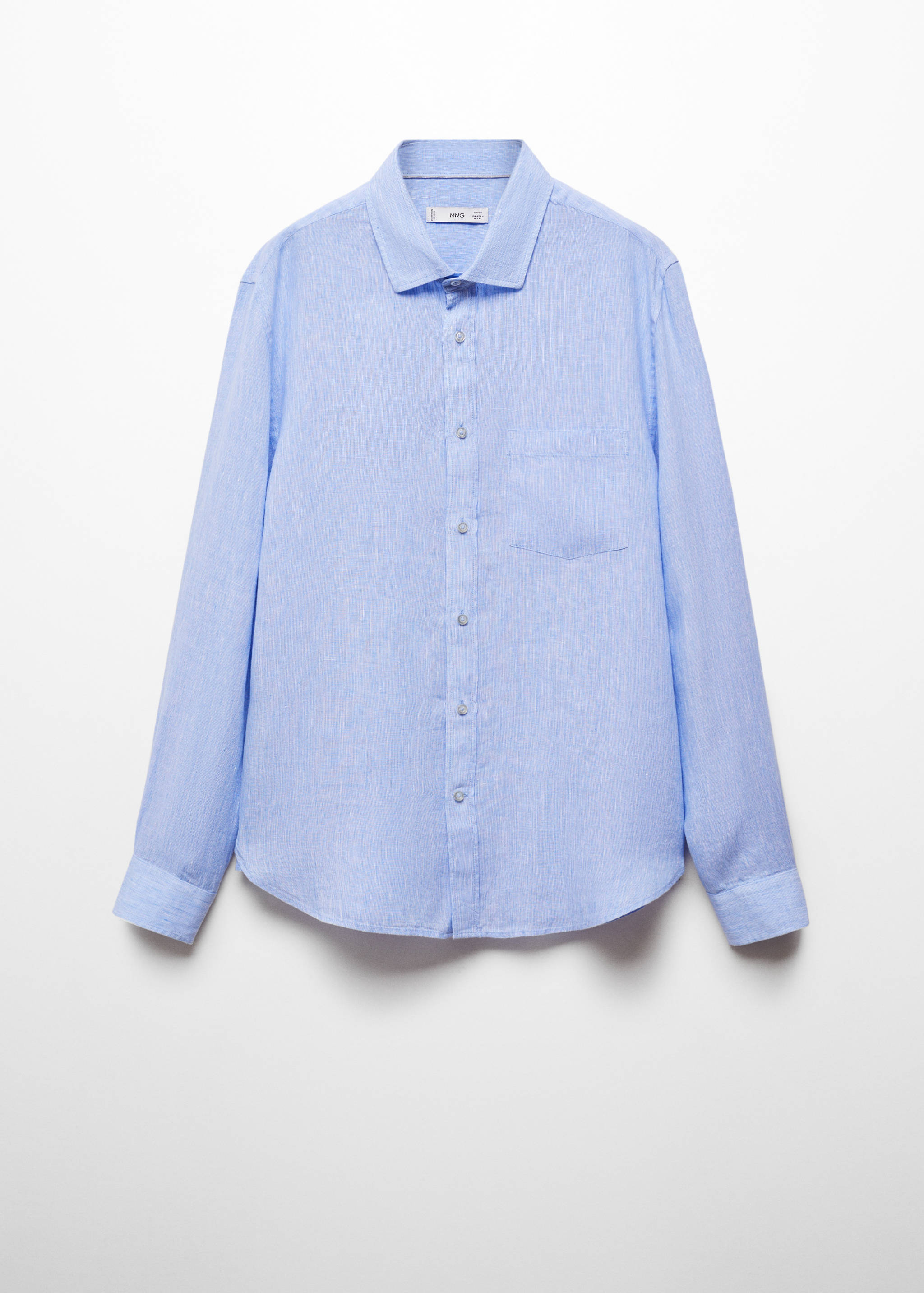 Camisa classic fit de 100% linho - Artigo sem modelo