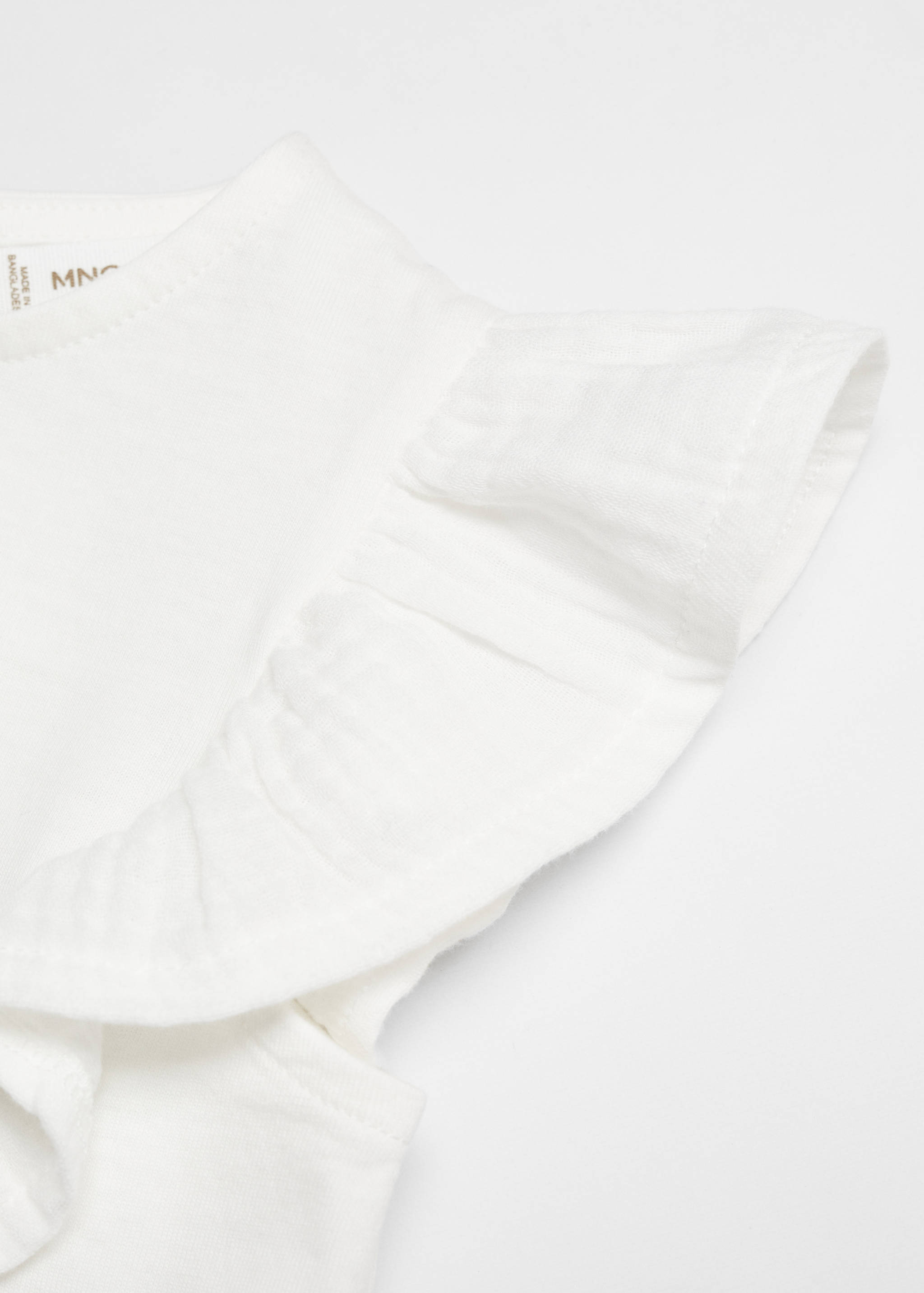 Kurzärmliges T-Shirt mit Rüschen - Detail des Artikels 8