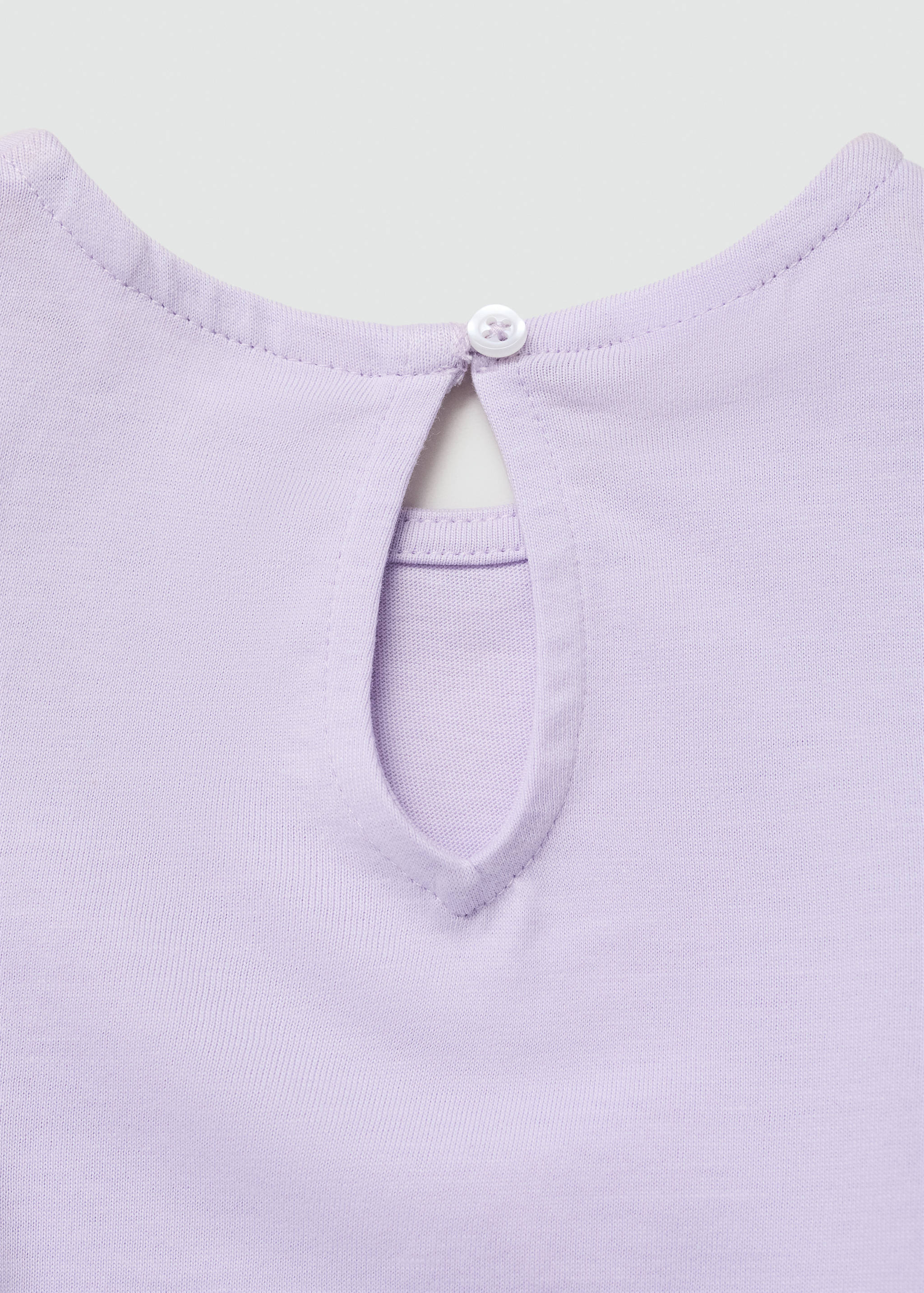Short-sleeved ruffle t-shirt - Details of the article 0