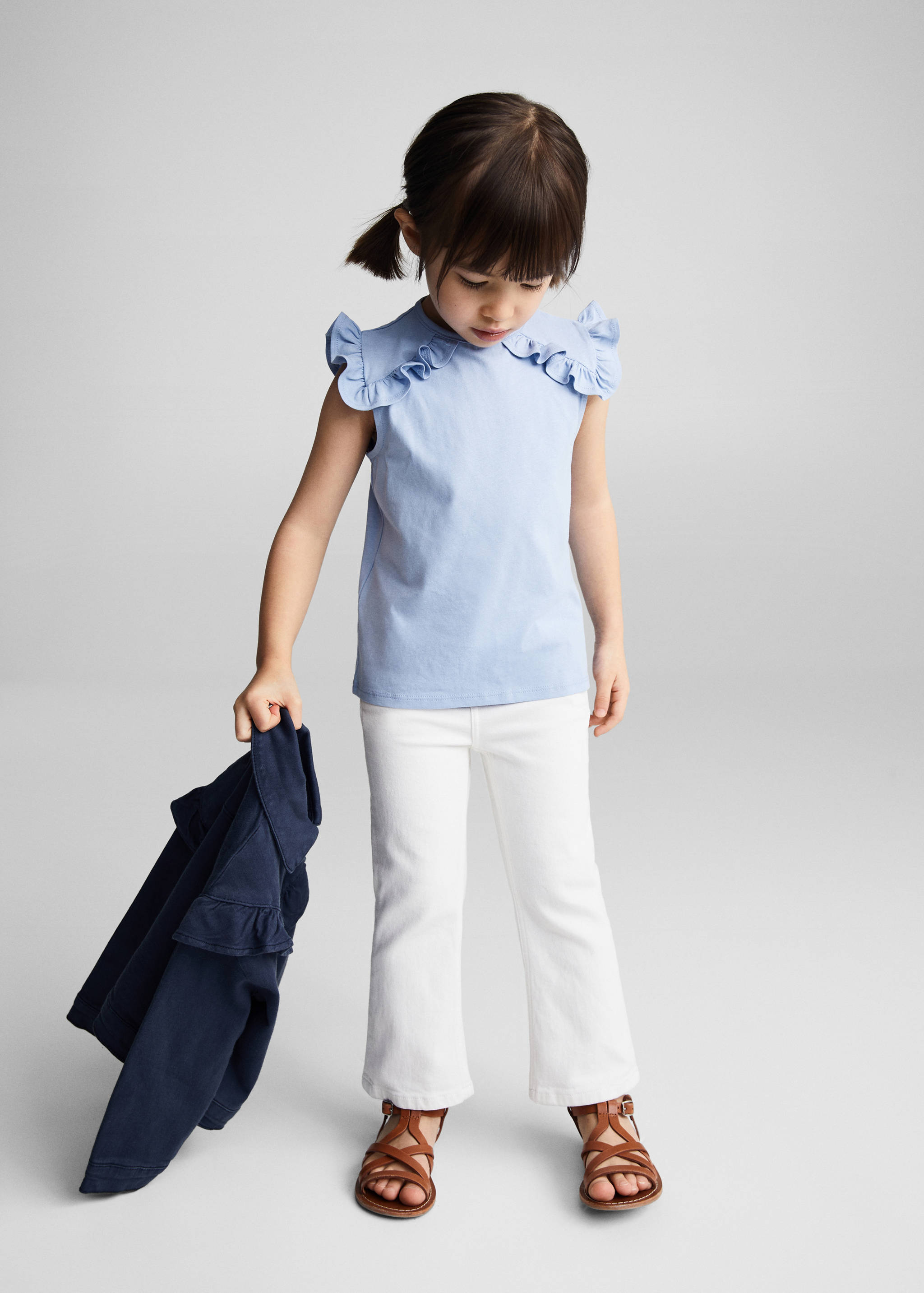 Frills cotton t-shirt - General plane