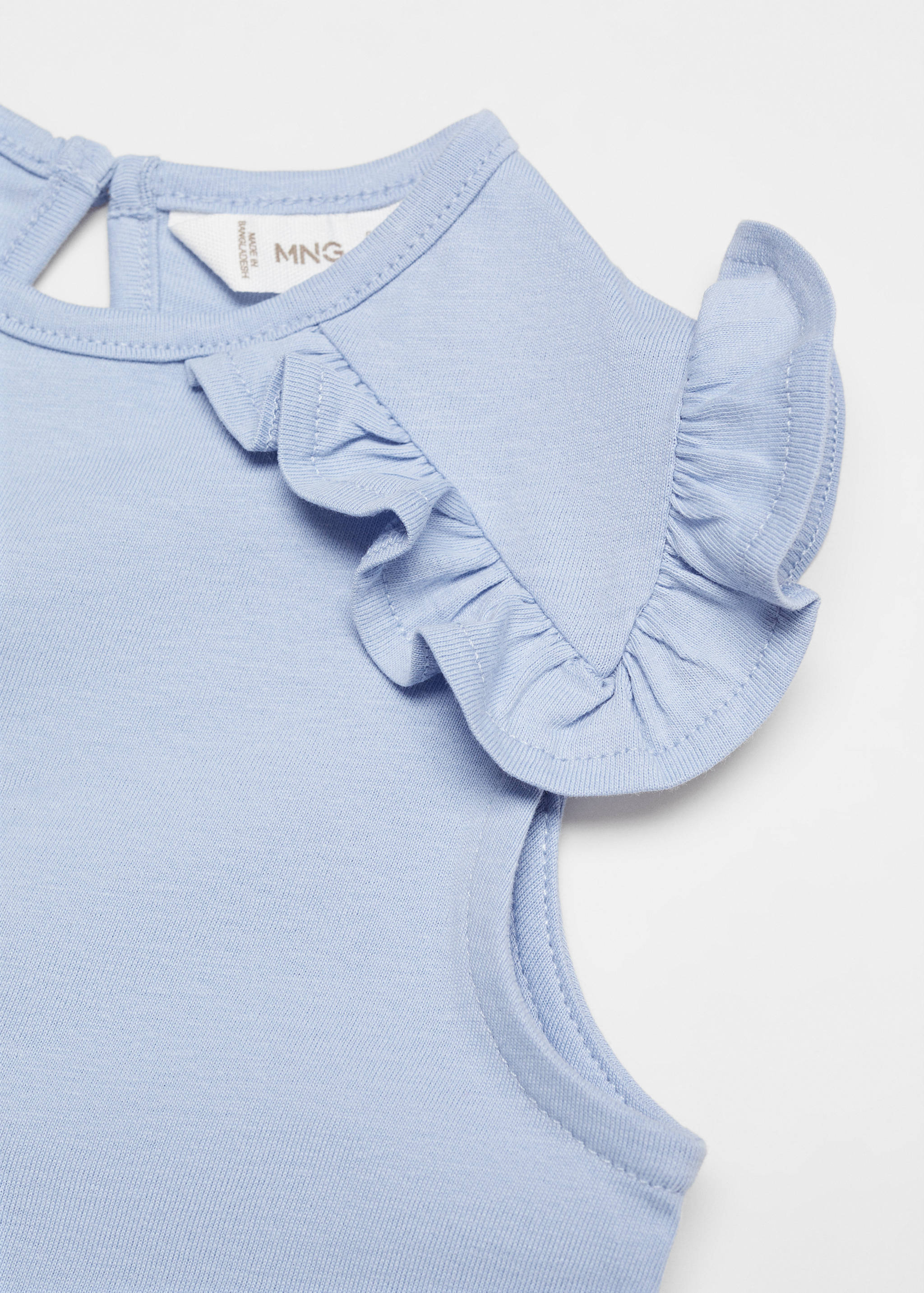 Frills cotton t-shirt - Details of the article 0