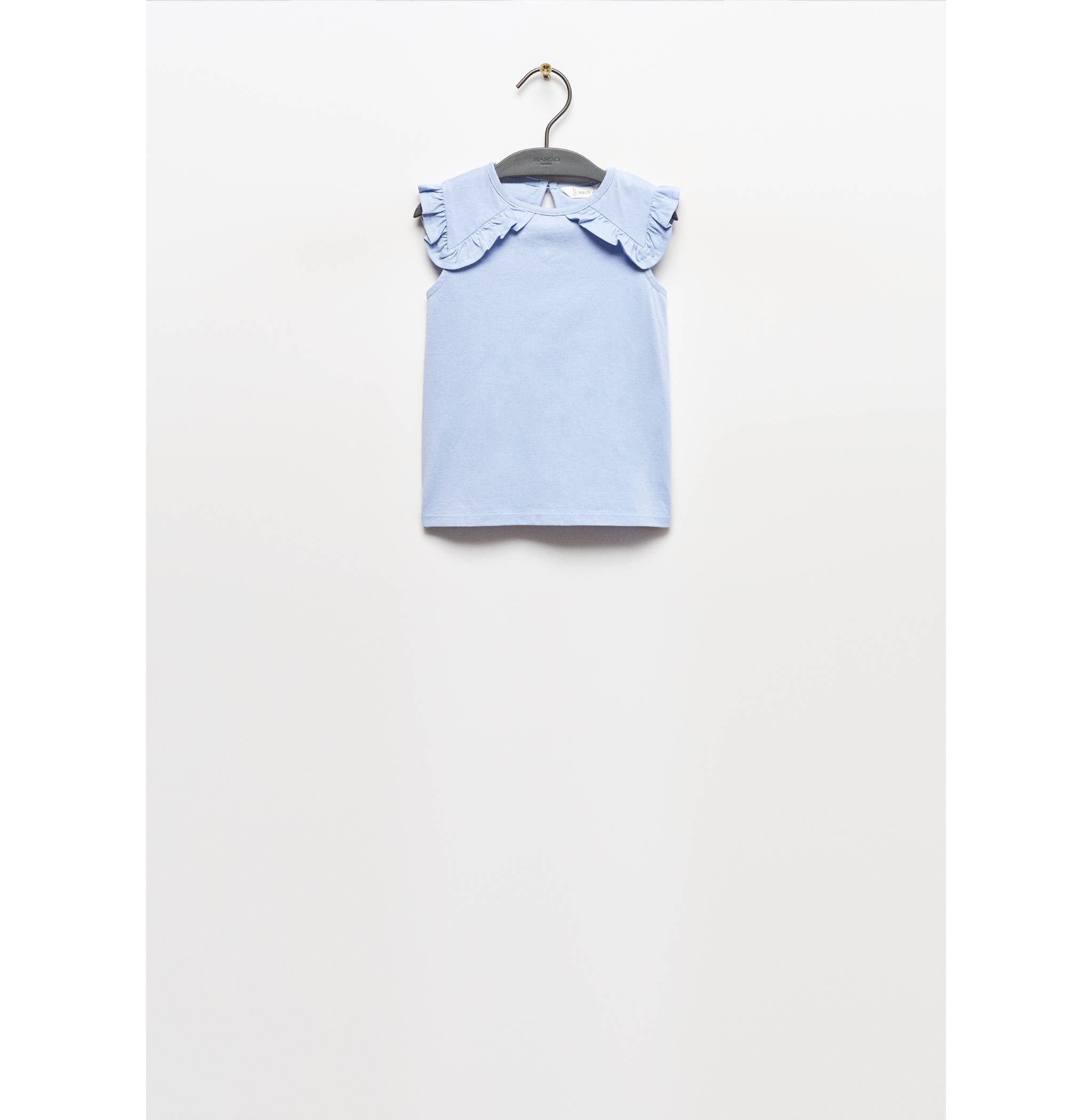 Frills cotton t-shirt - Article without model