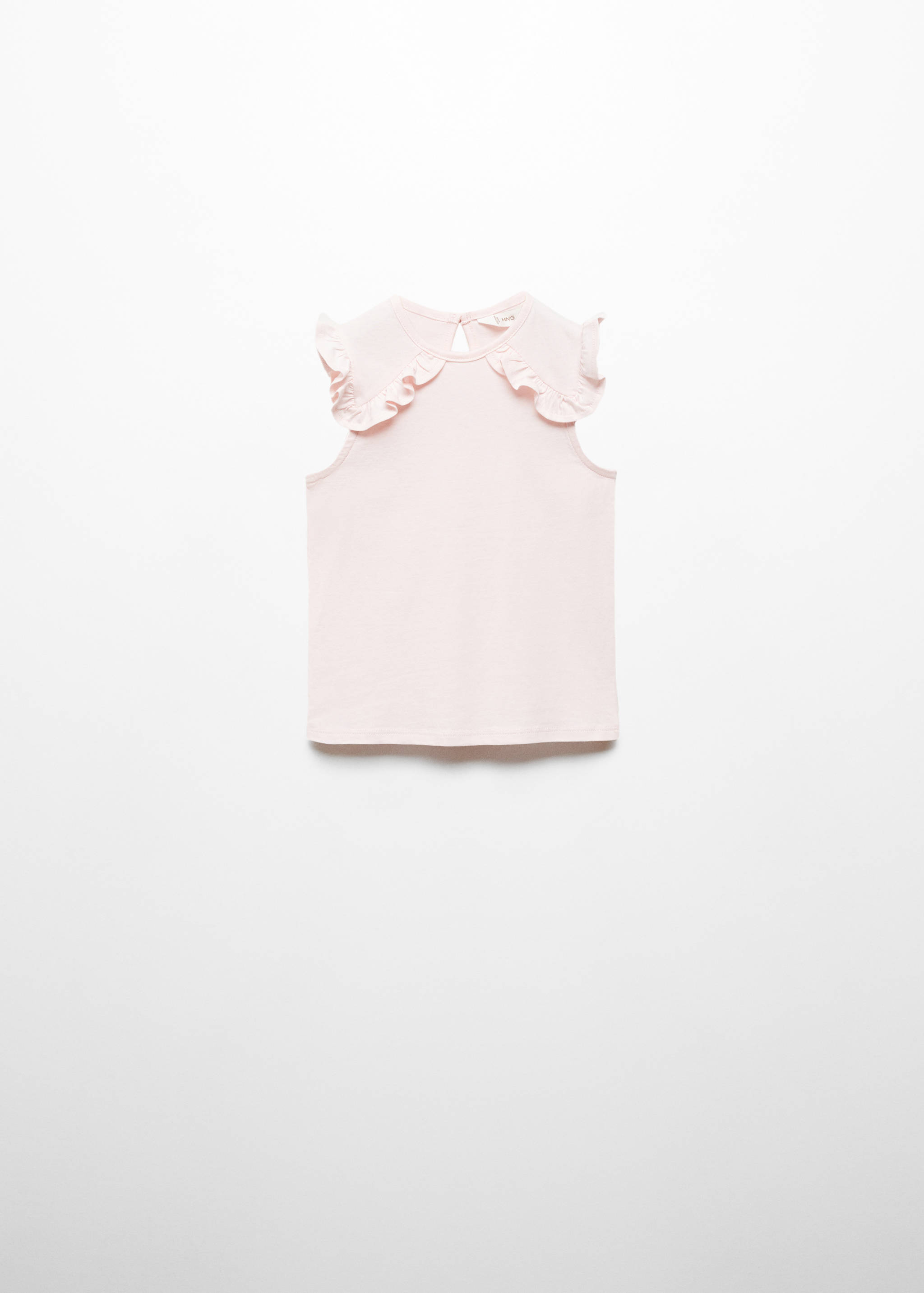 Frills cotton t-shirt - Article without model