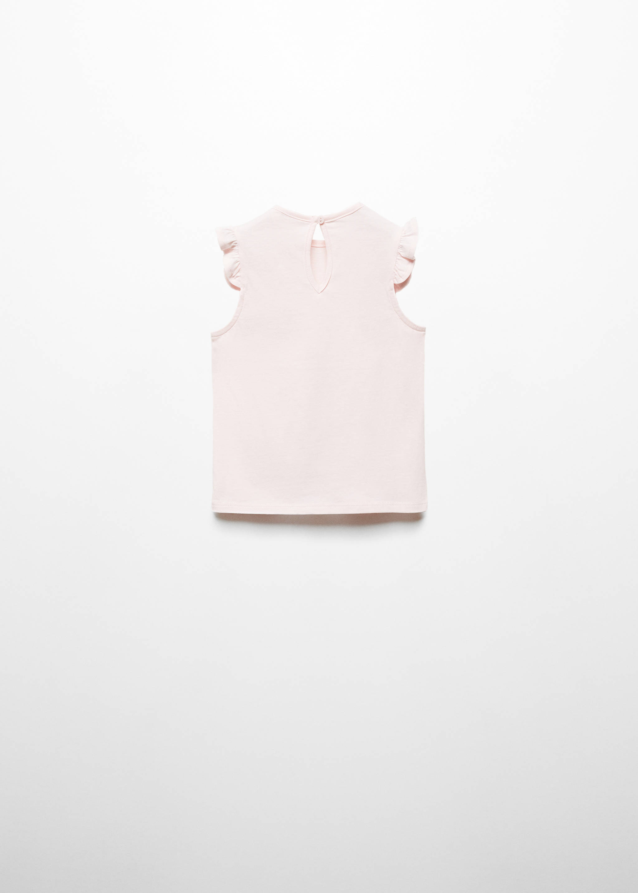 Frills cotton t-shirt - Reverse of the article