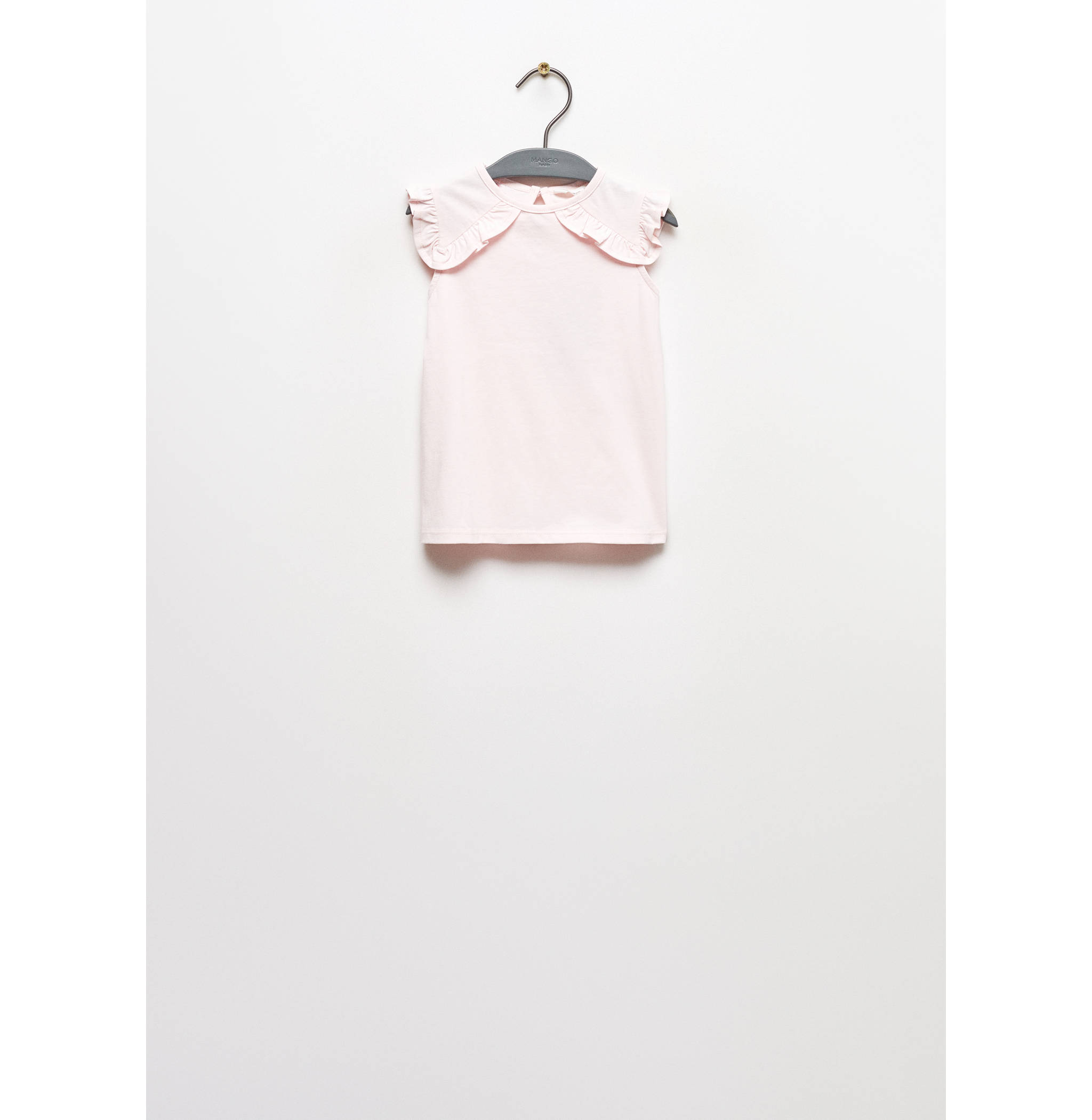 Frills cotton t-shirt - Article without model