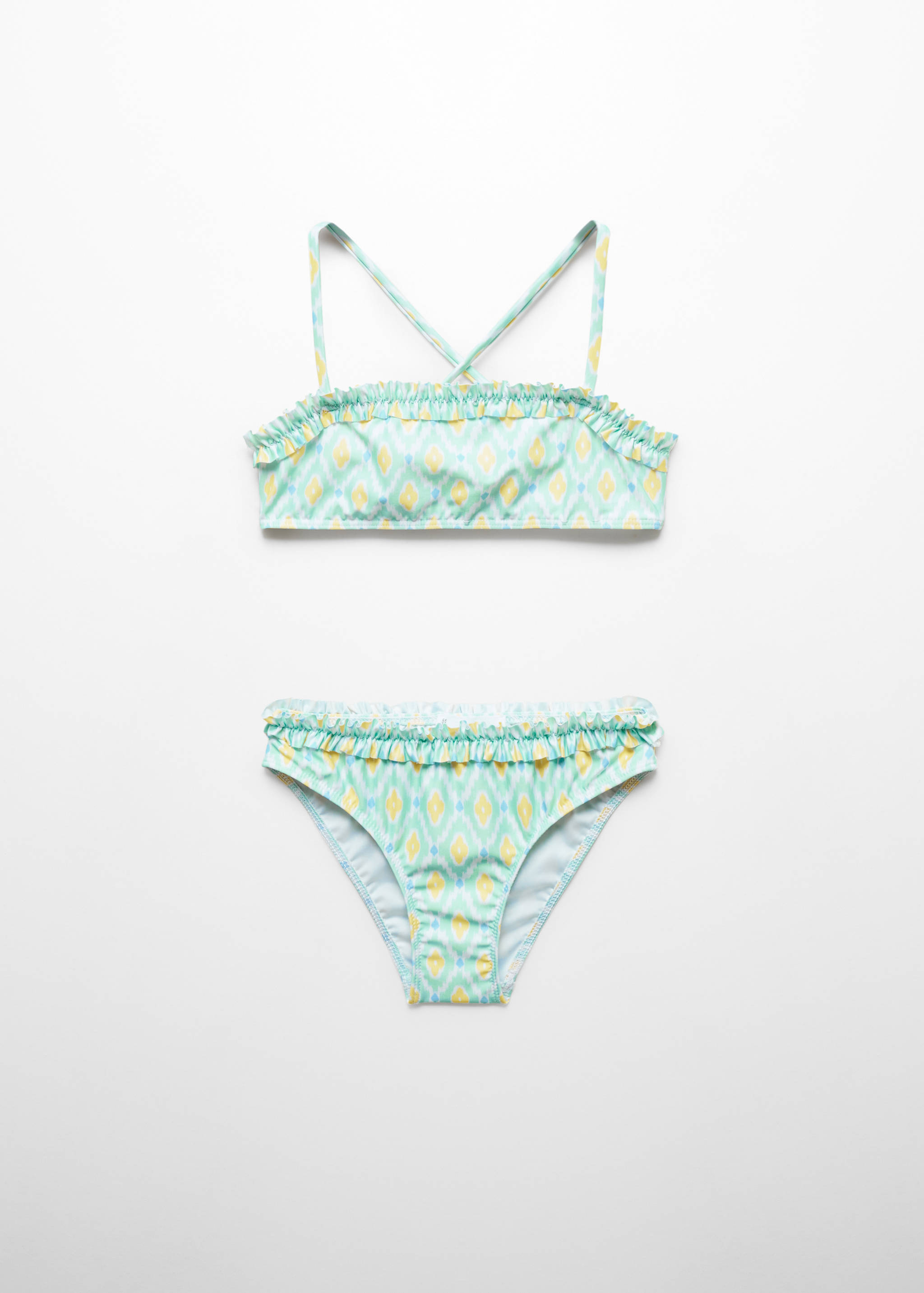 Bikini mit Blumenmuster - Artikel ohne Model