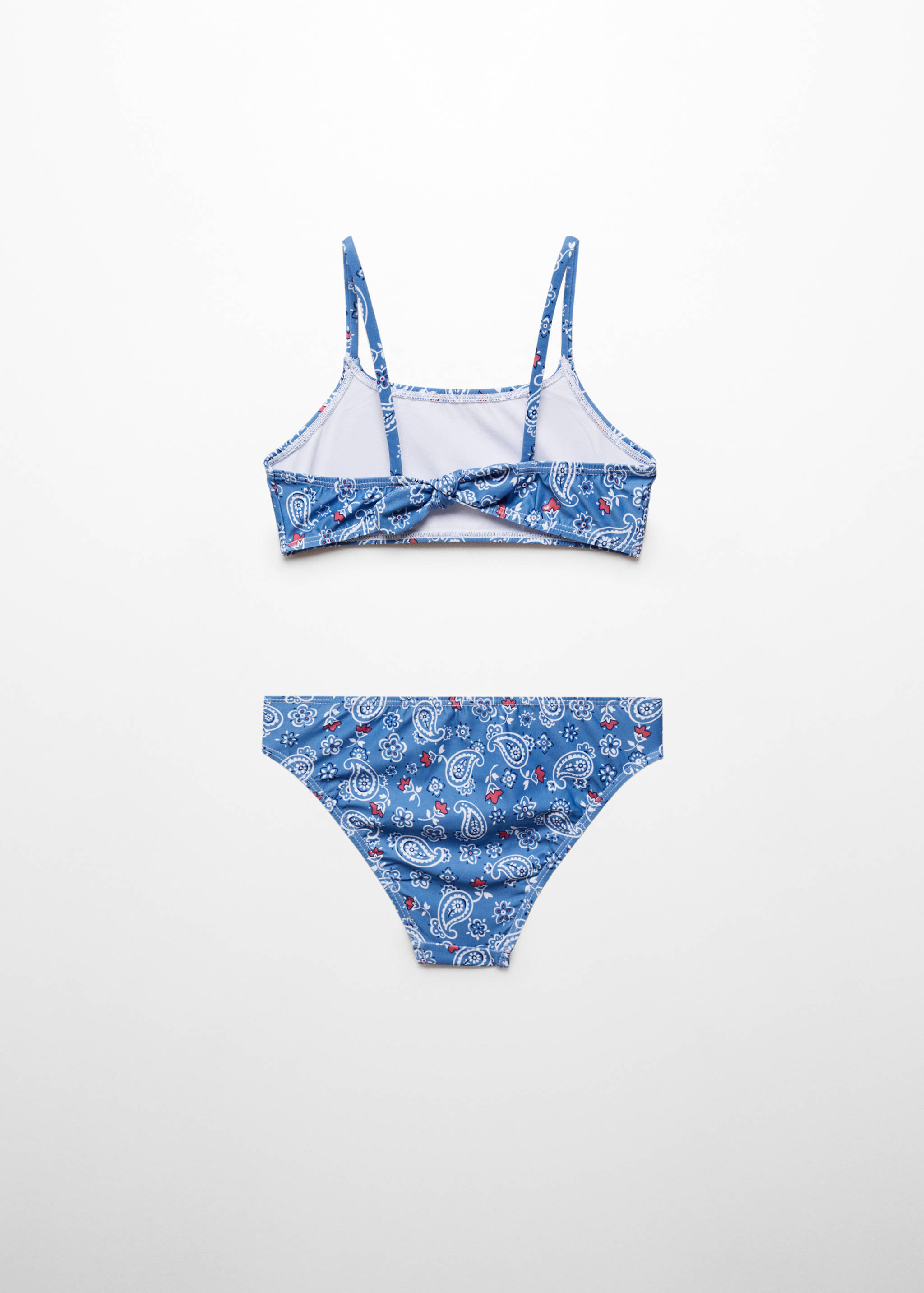 Floral print bikini - Reverse of the article