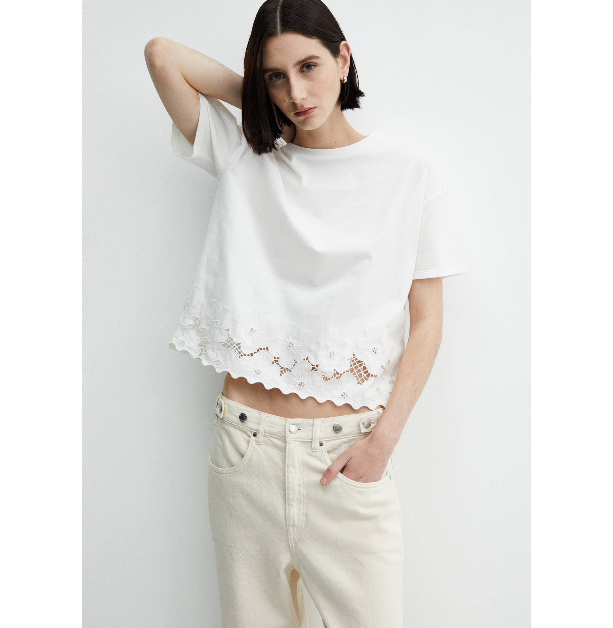 100% cotton t-shirt - Medium plane