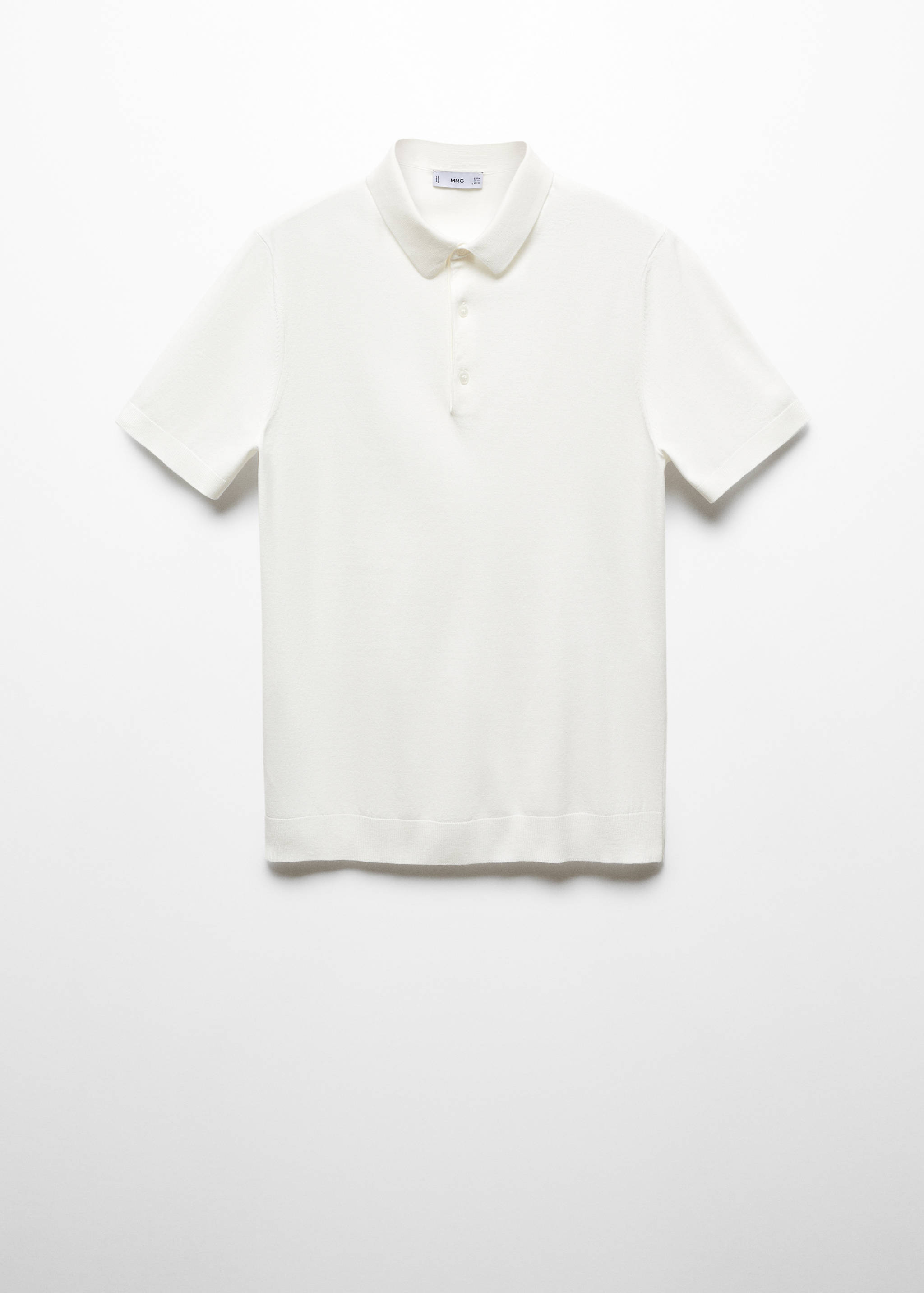 Fine-knit polo shirt - Article without model