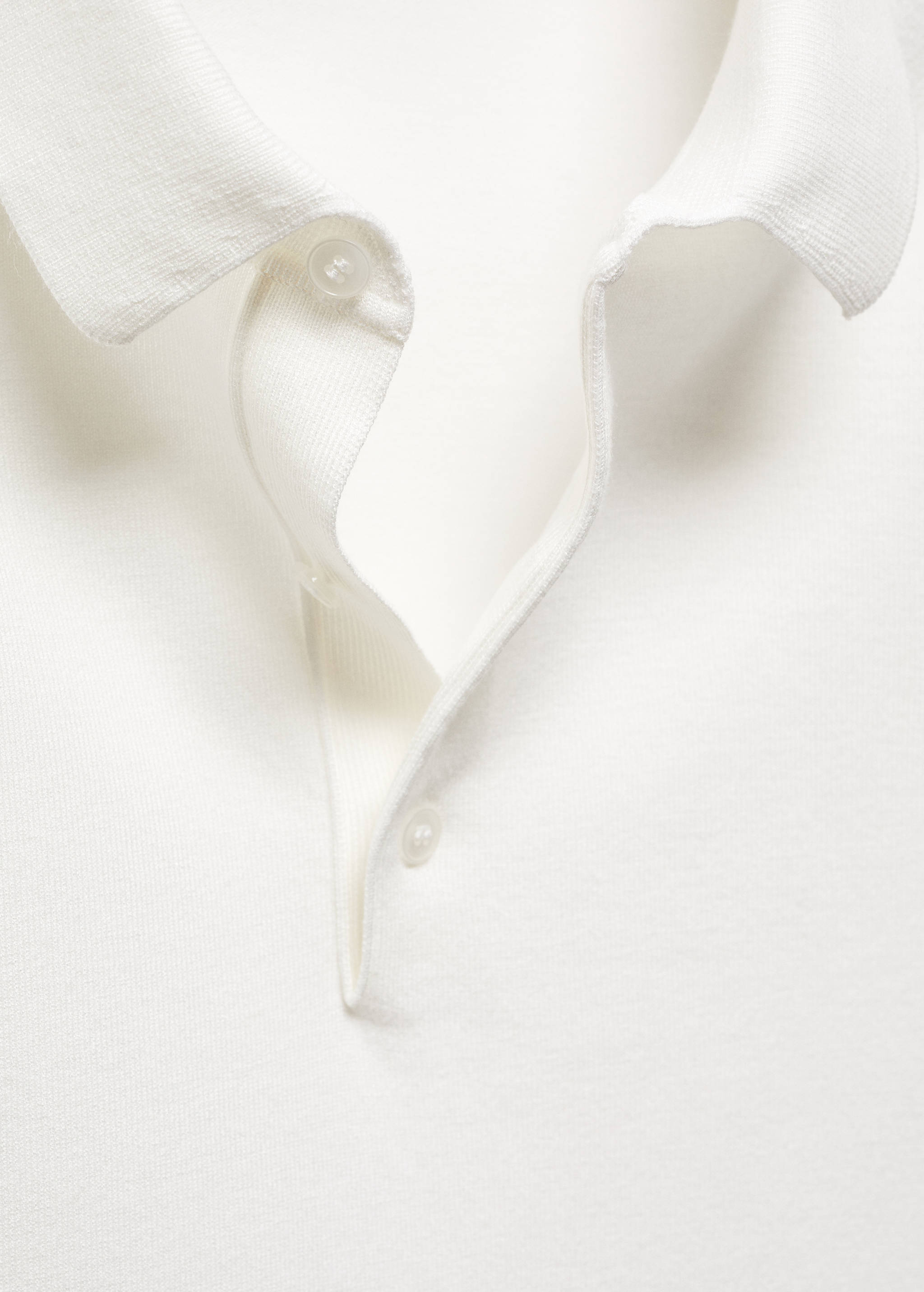 Fine-knit polo shirt - Details of the article 8