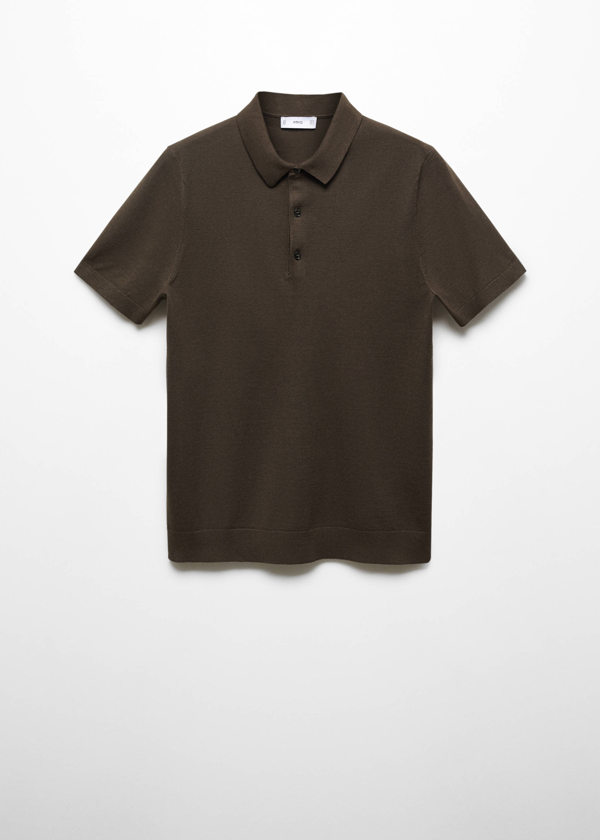 Fine-knit polo shirt - Article without model