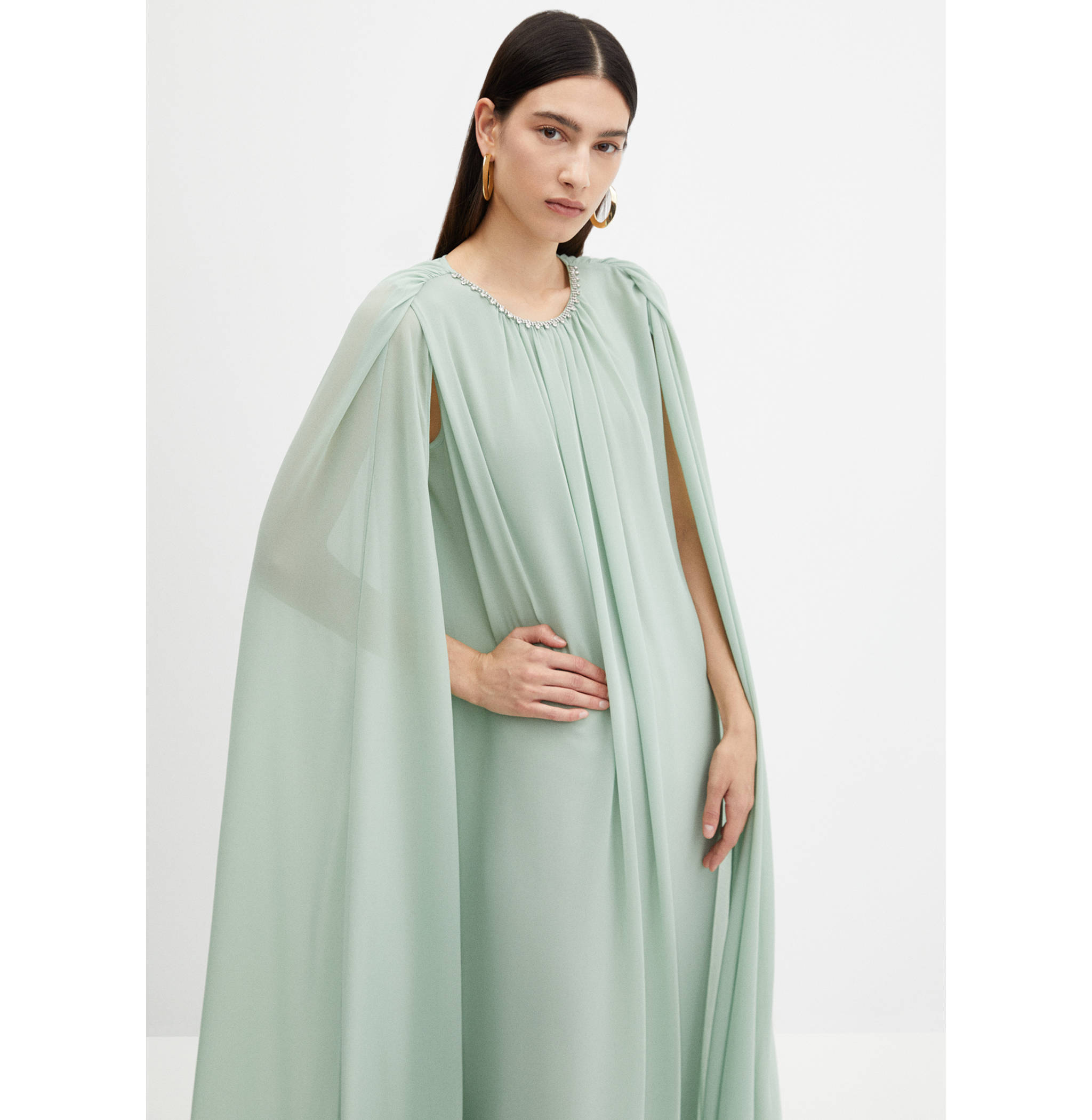Sleeve slit dress - Medium plane