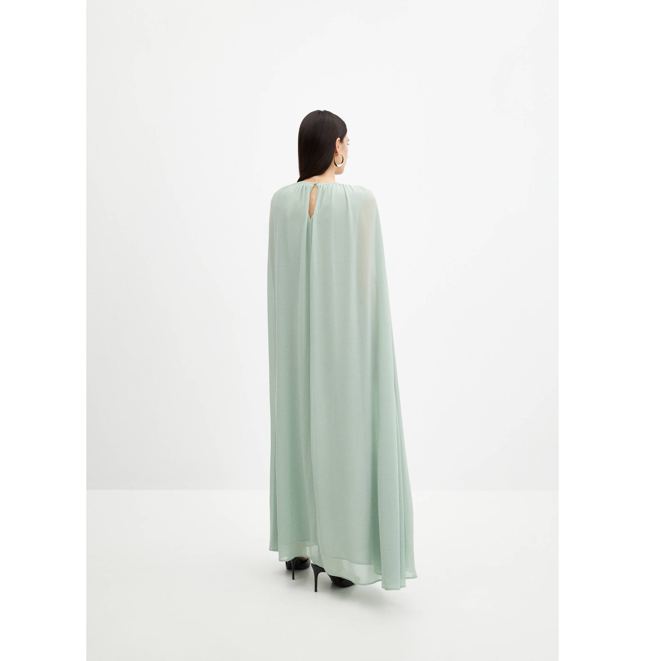 Sleeve slit dress - Reverse of the article