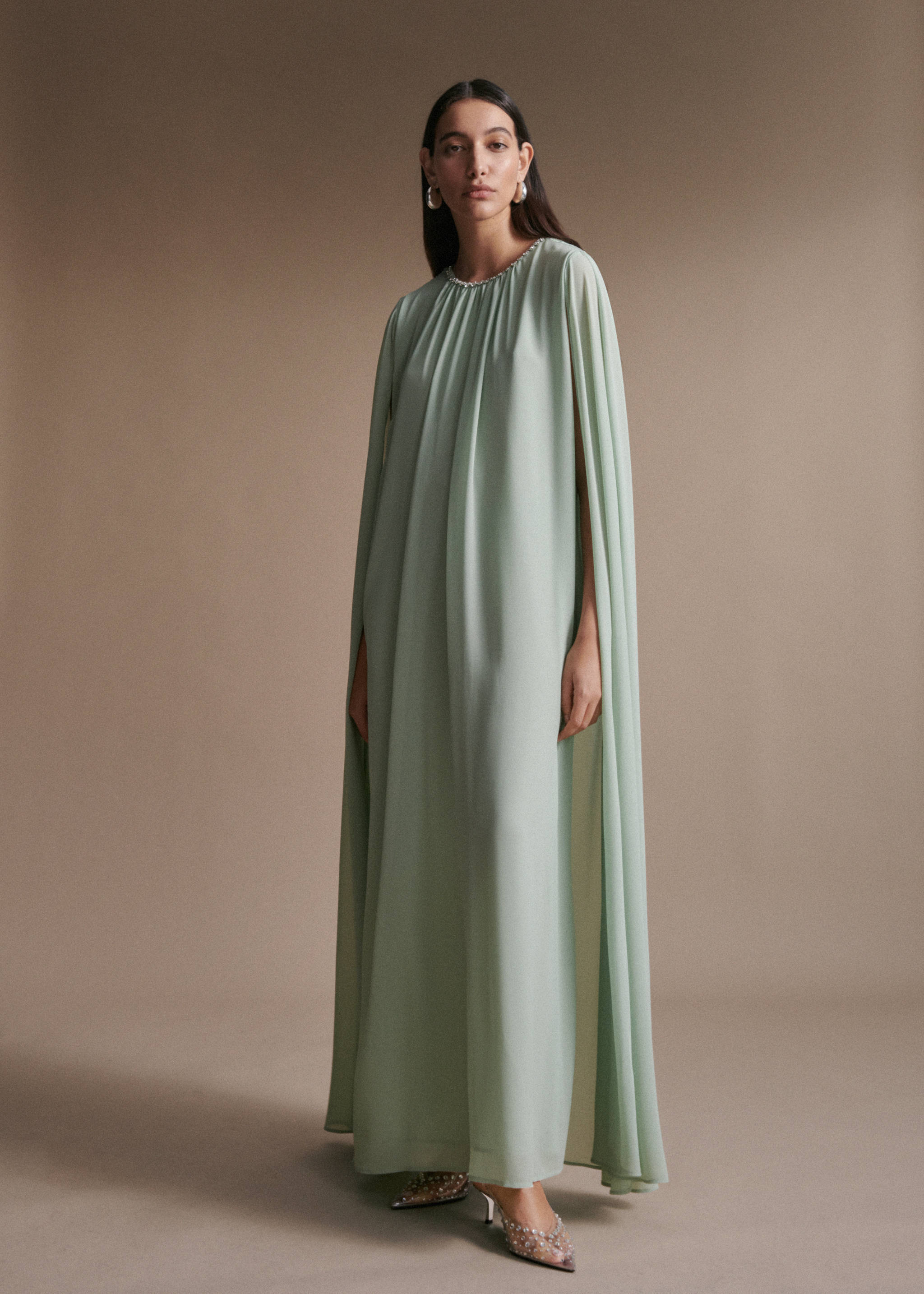 Sleeve slit dress - Details of the article 7