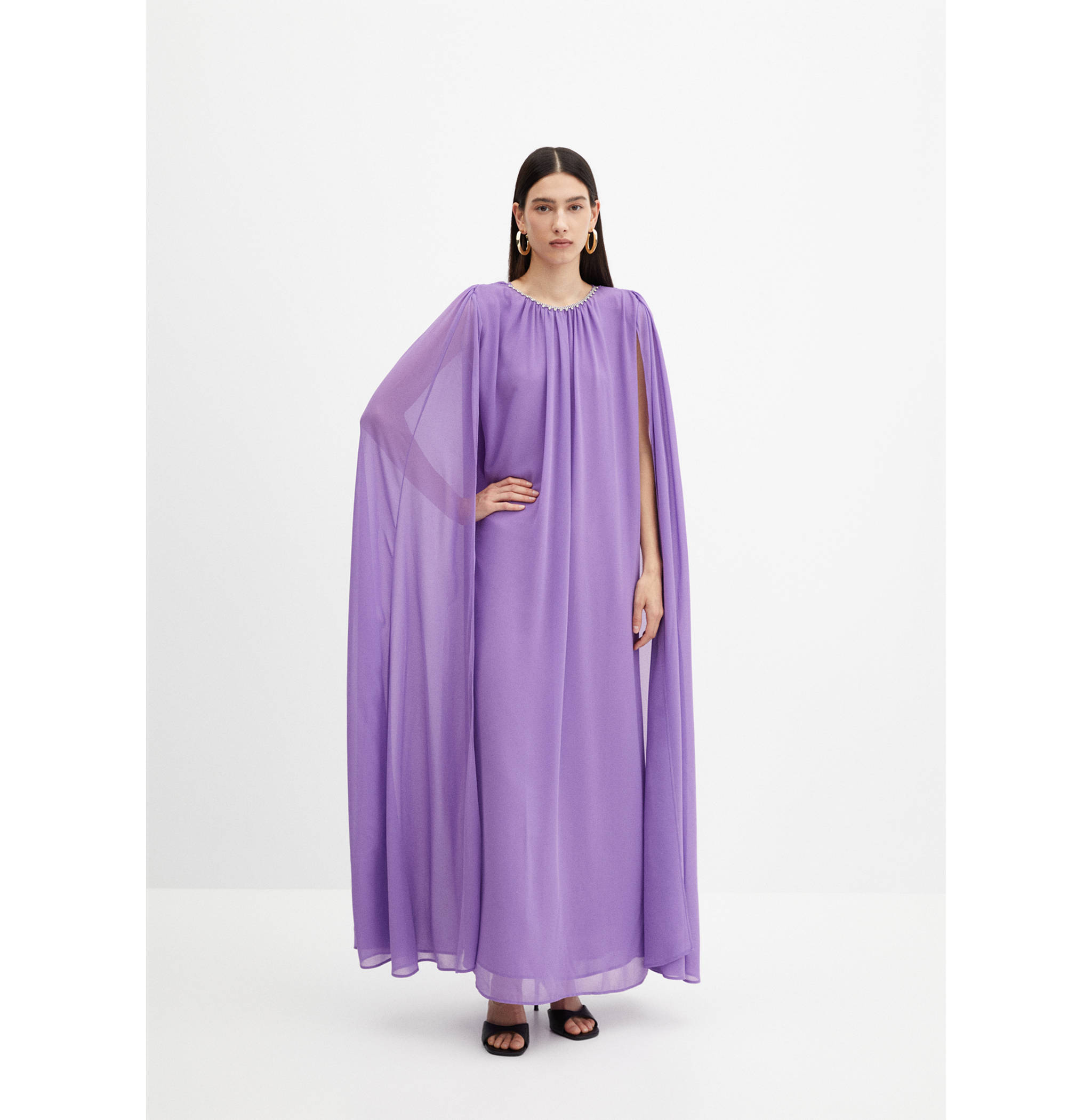 Sleeve slit dress - General plane