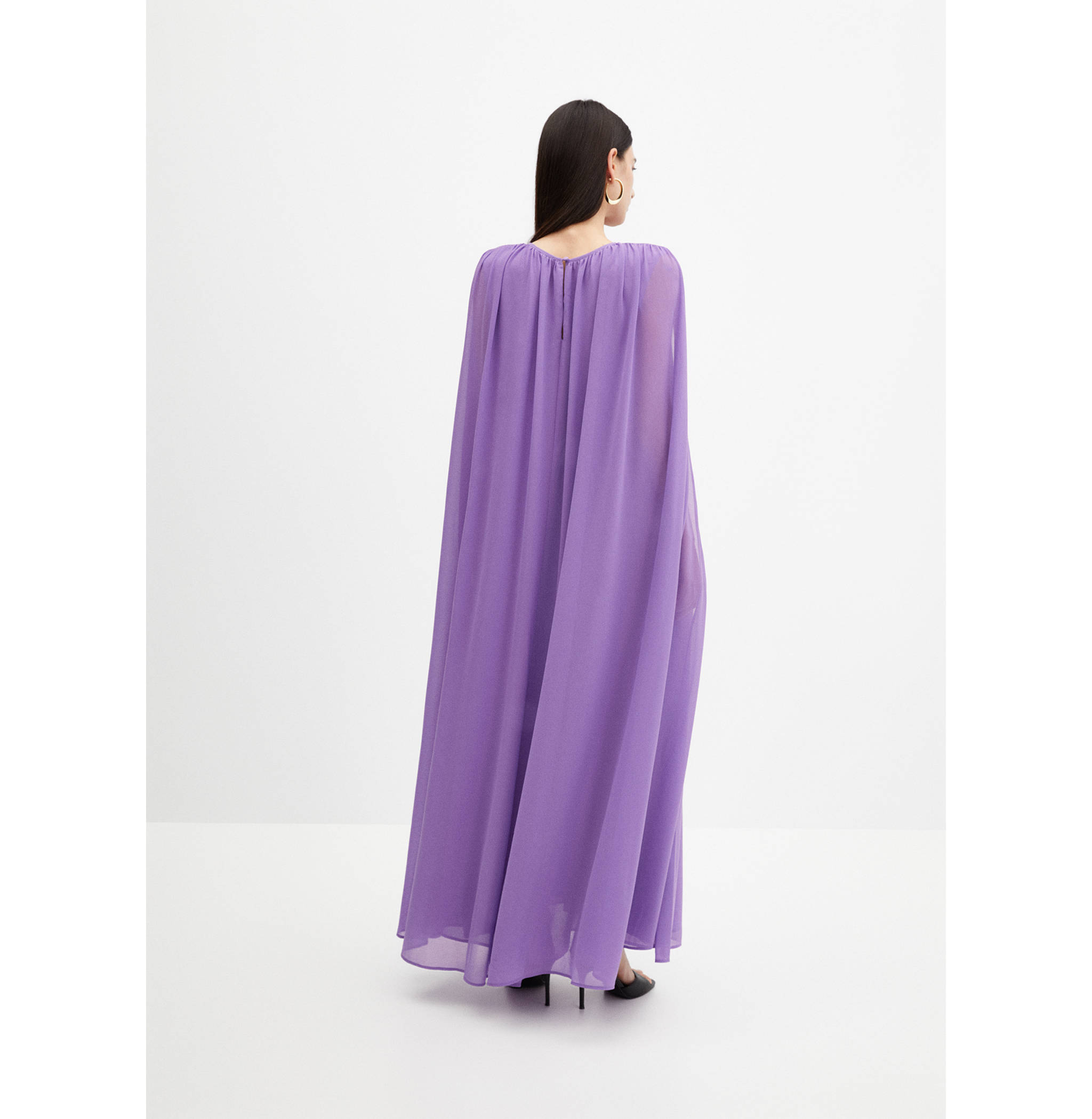 Sleeve slit dress - Reverse of the article