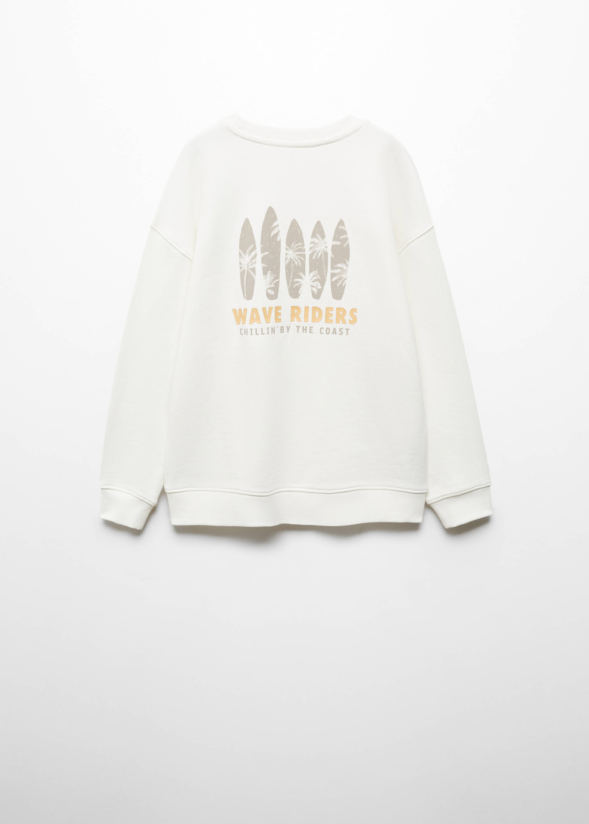 Suéter algodão estampada - Verso do artigo