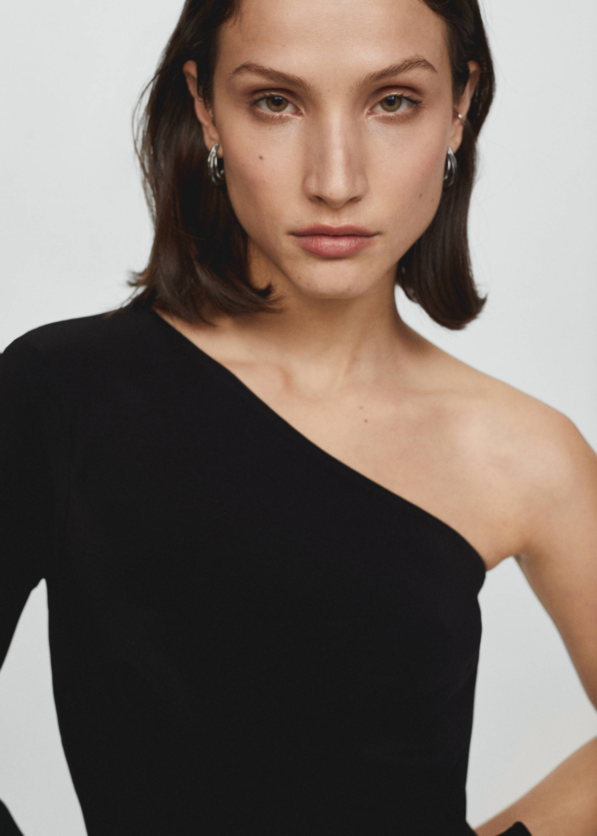 Asymmetrical maxi flower dress - Details of the article 1