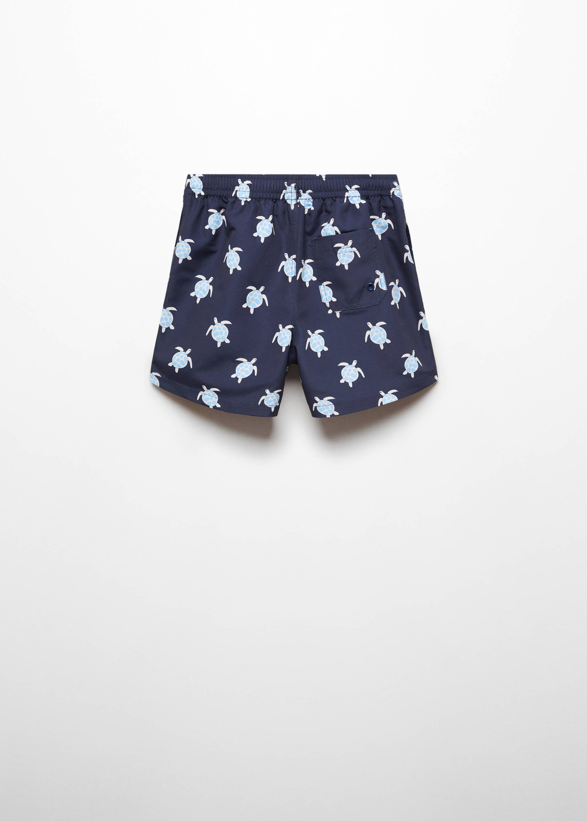 Maillot de bain imprimé tortues - Verso de l’article
