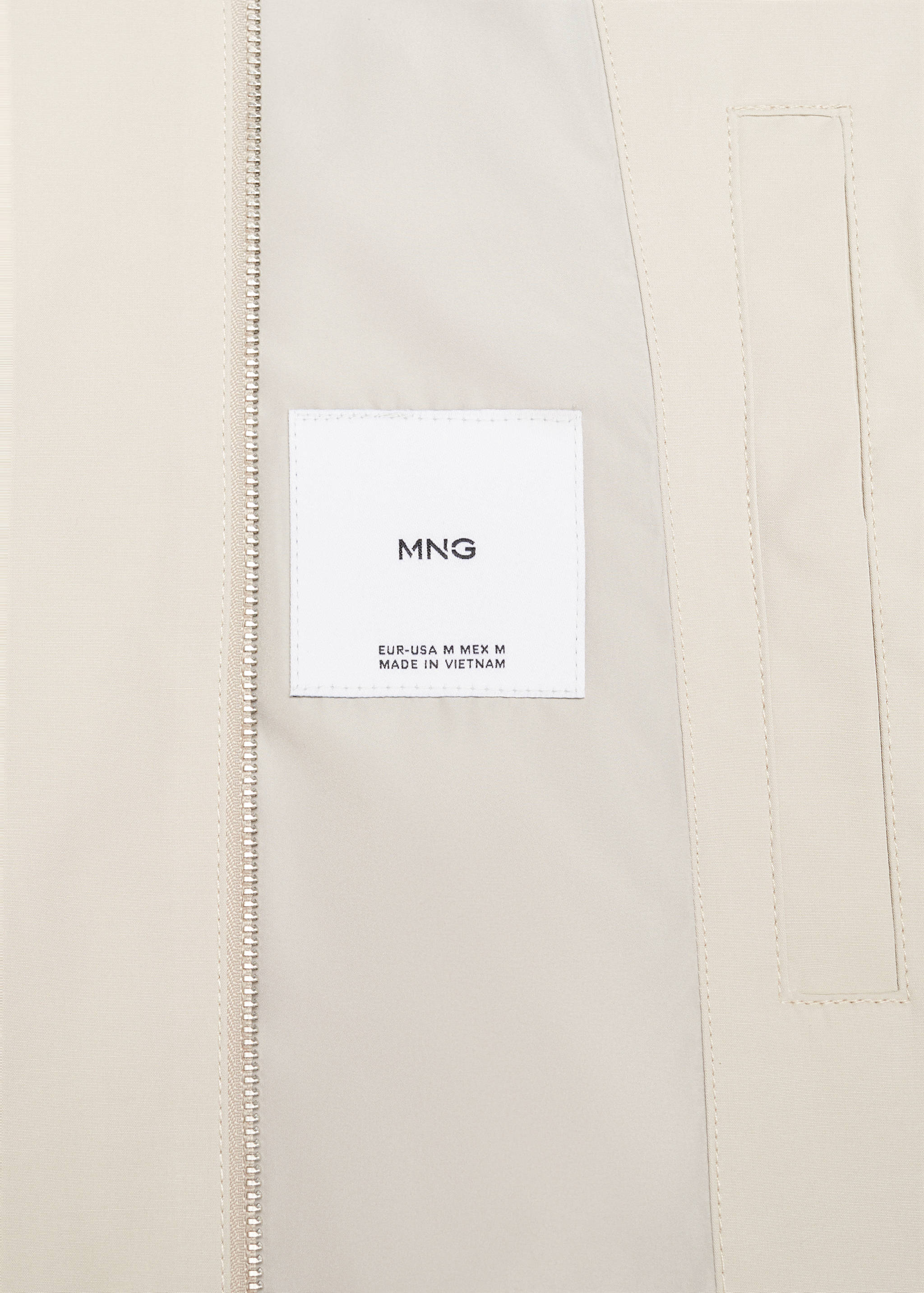 Куртка с капюшоном и молнией - Деталь изделия 8