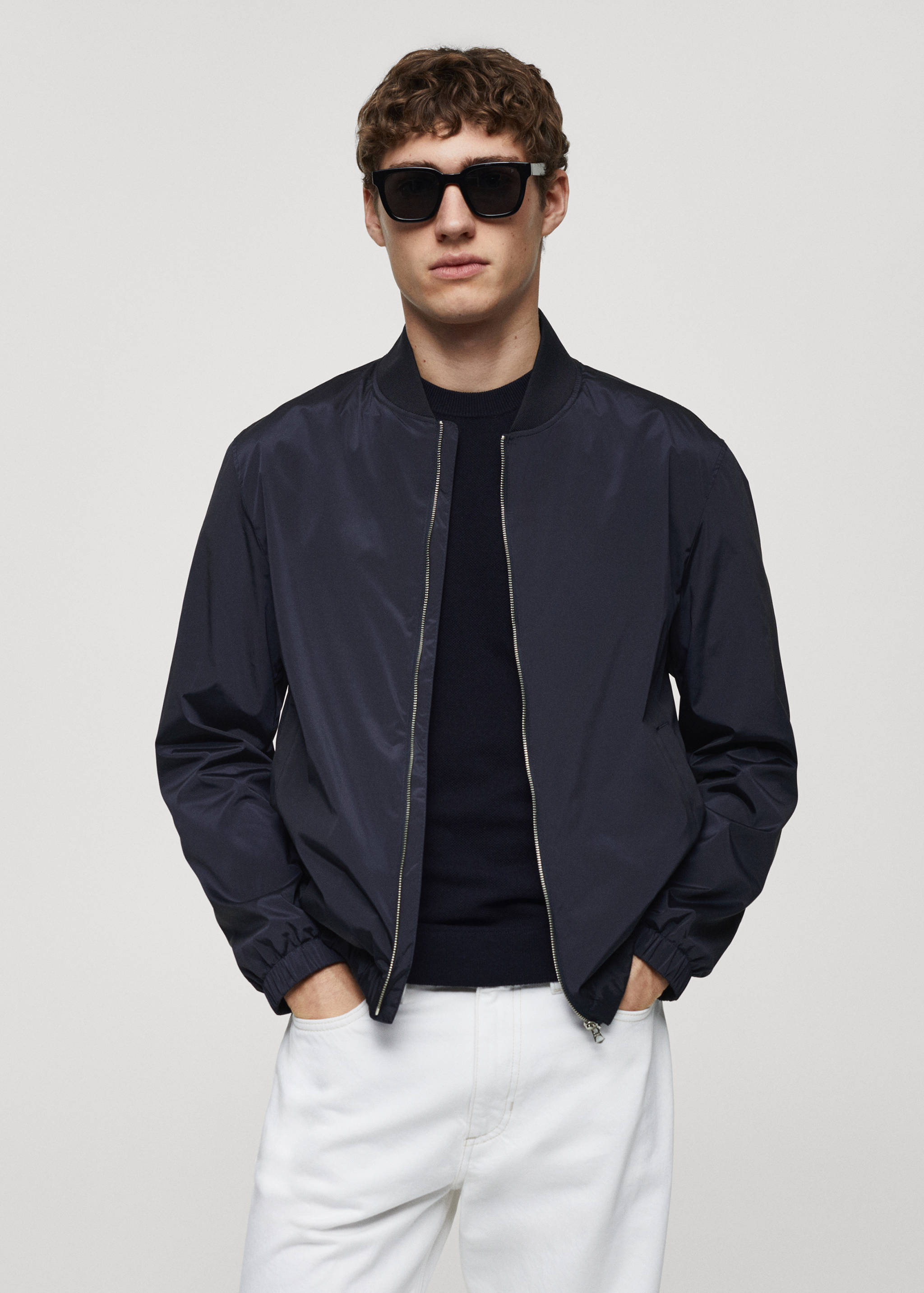 Chaqueta bomber water repellent - Plano medio