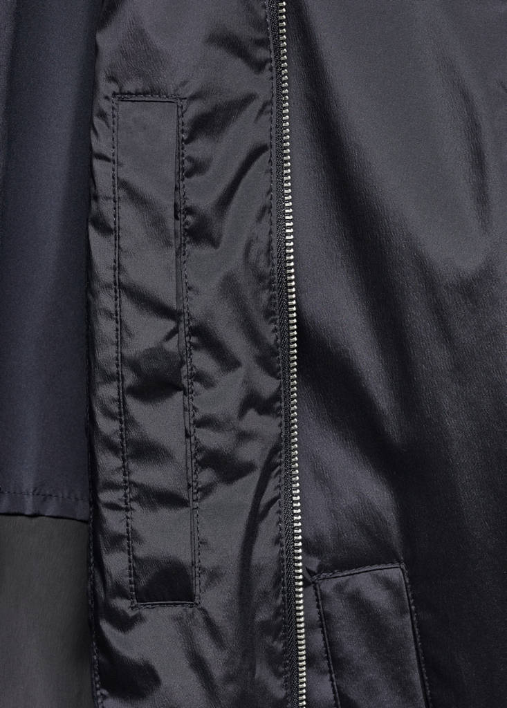 Water-repellent bomber jacket — Dark Navy