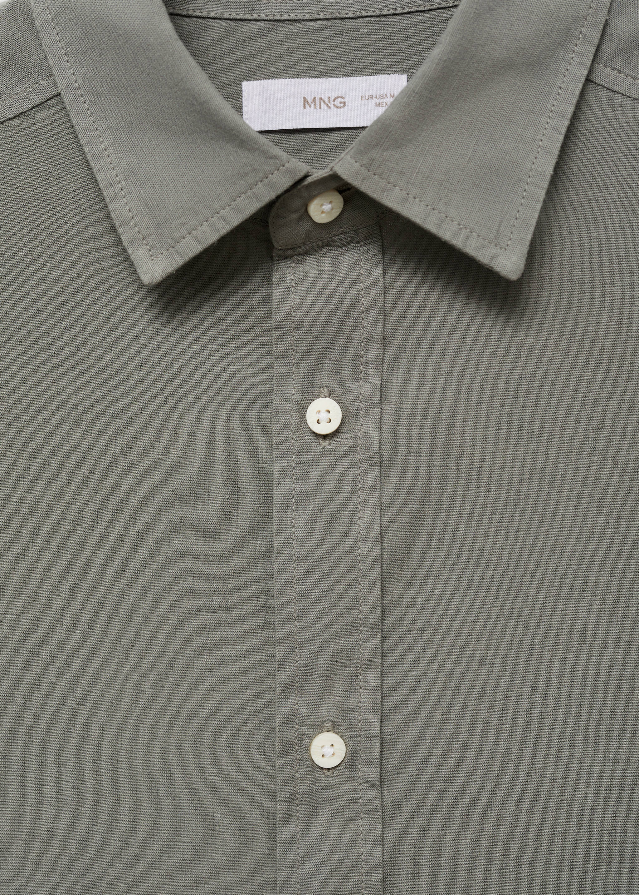 Regular fit cotton shirt - Details of the article 8