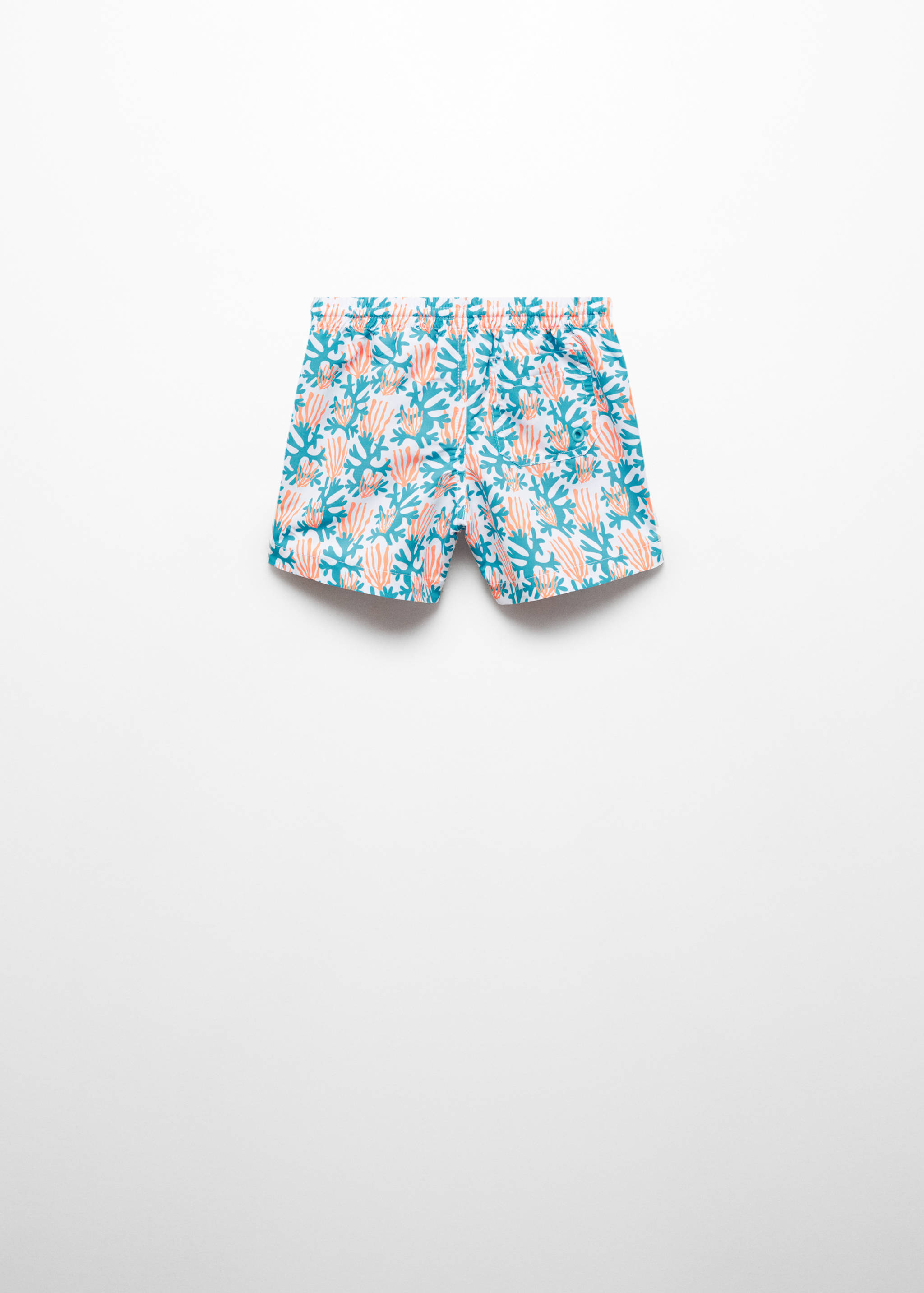 Printed swimming trunks - Reverse of the article