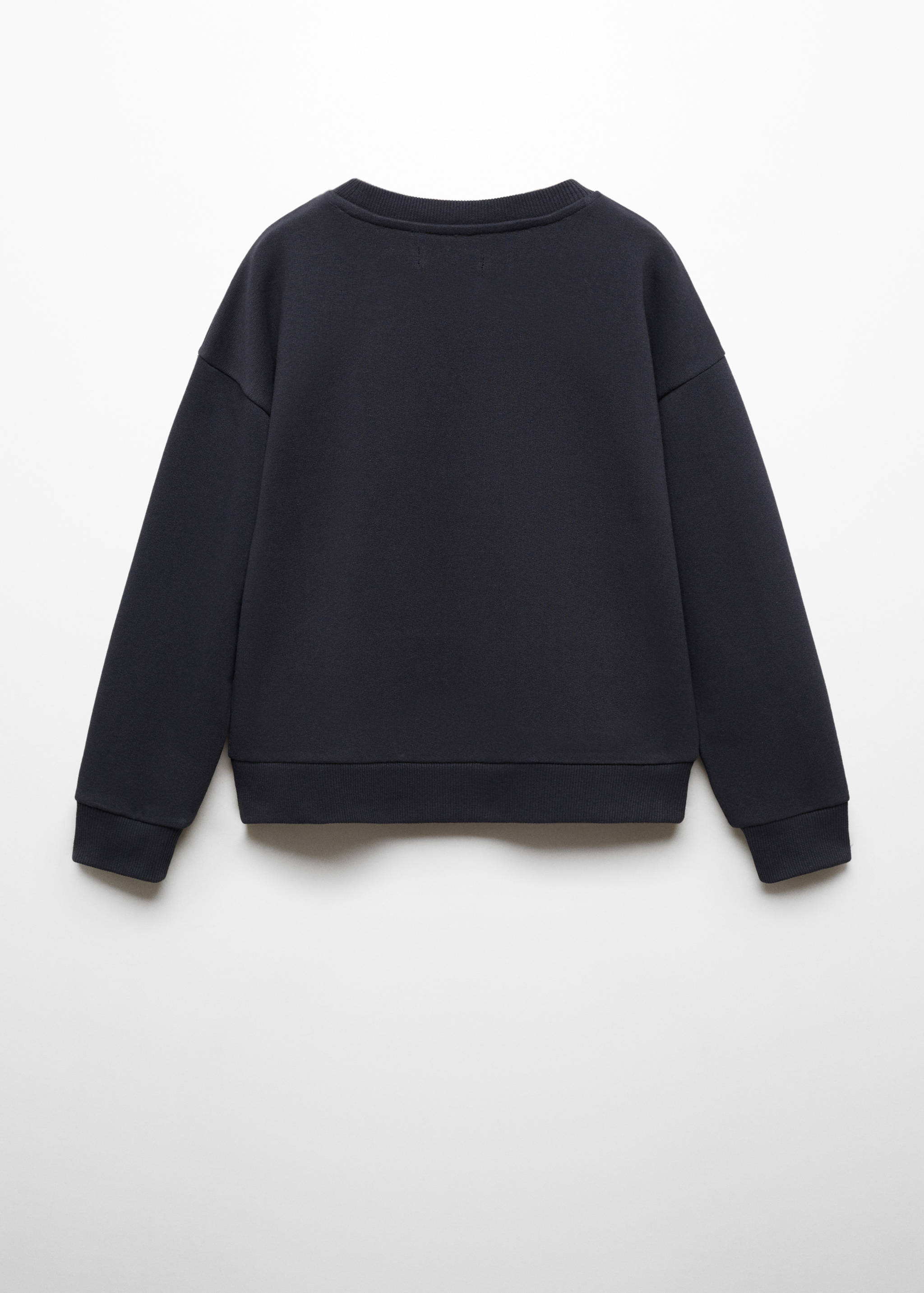 Свитшот с принтованной надписью - Обратная сторона изделия