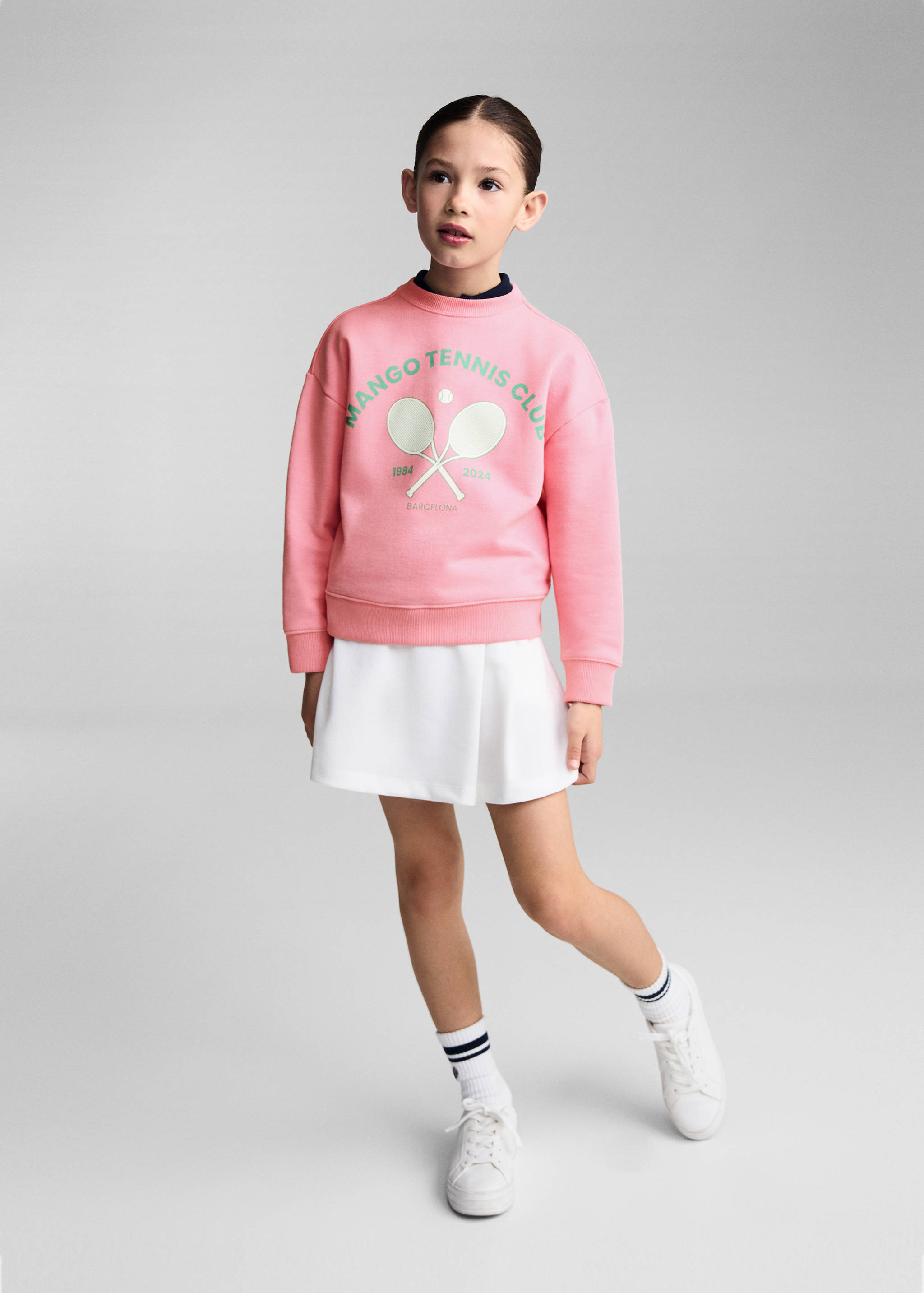 Sweater message imprimé - Plan général